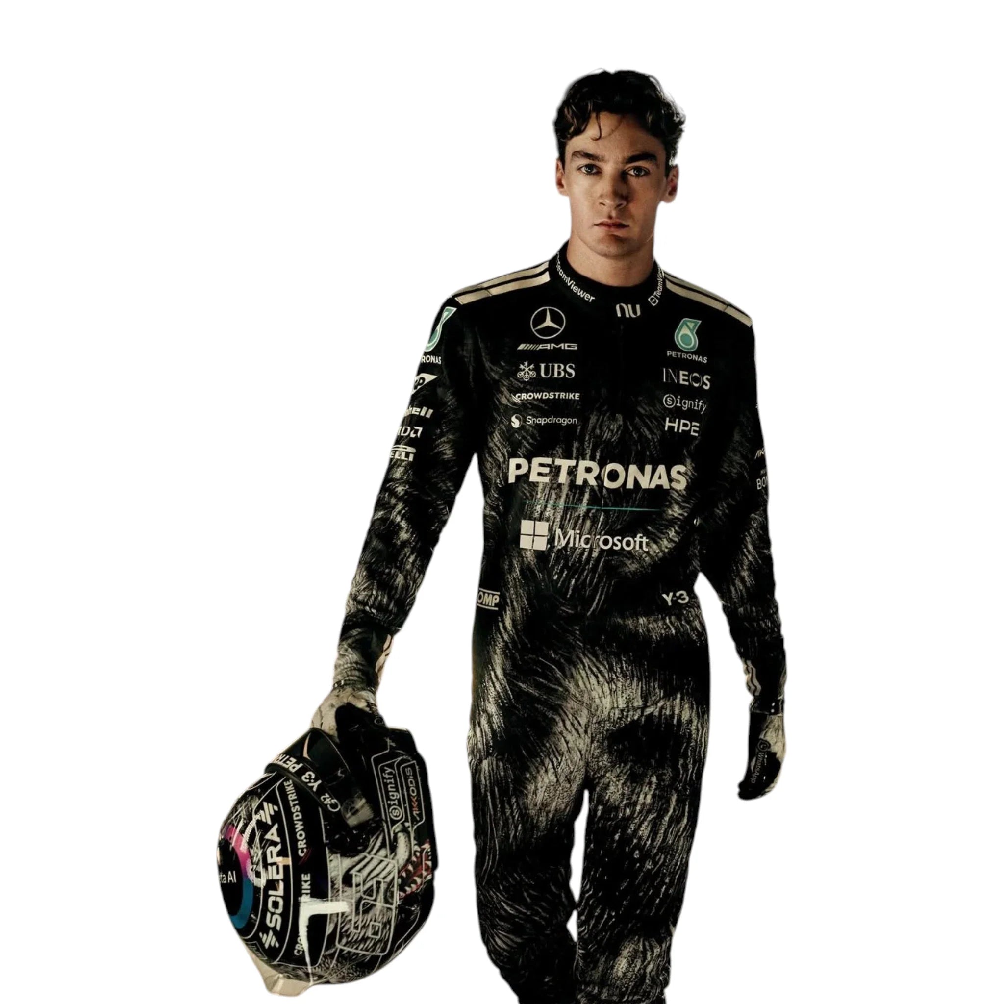 George Russel 2026 Mercedes-AMG Petronas Japanese GP F1 Race Suit - view 2 | NOVAPULSE RACEWEAR