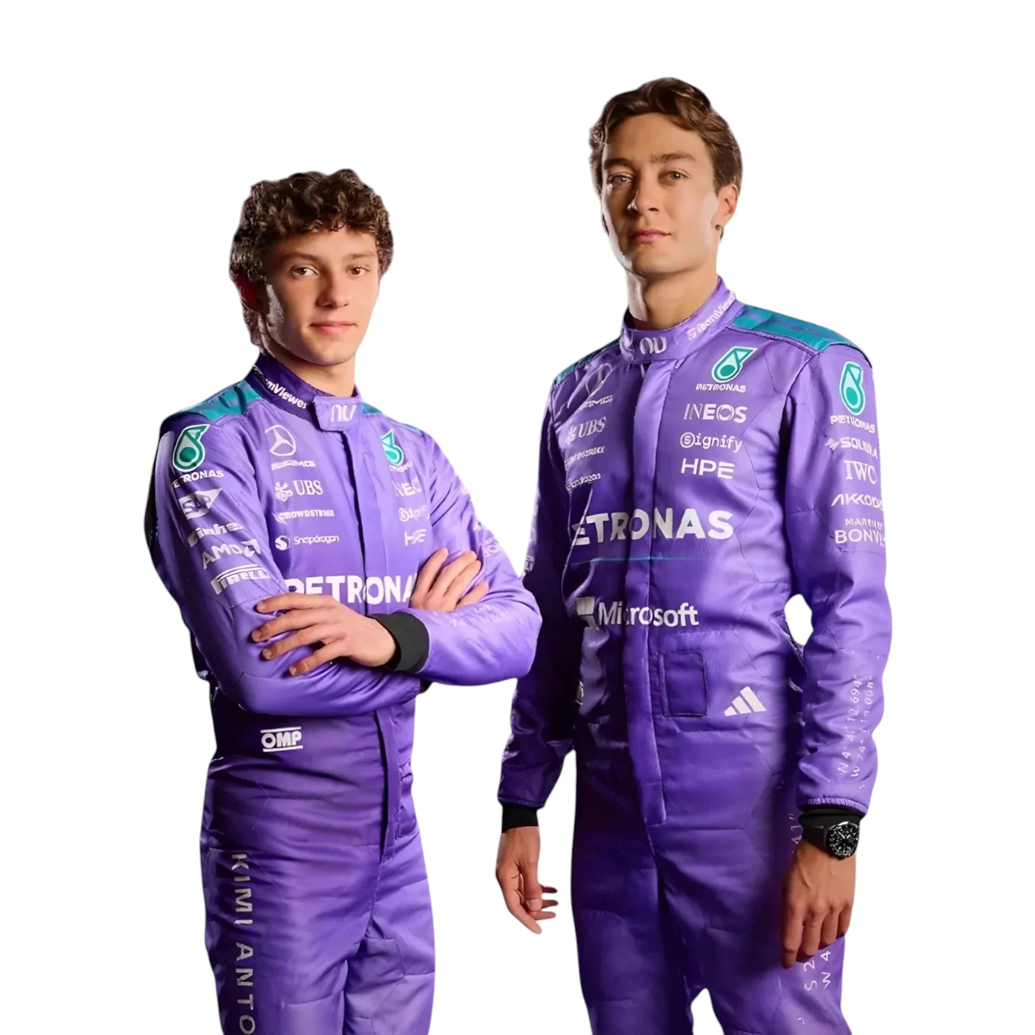 George Russell 2026 Mercedes-AMG Petronas Miami GP F1 Race Suit - view 3 | NOVAPULSE RACEWEAR