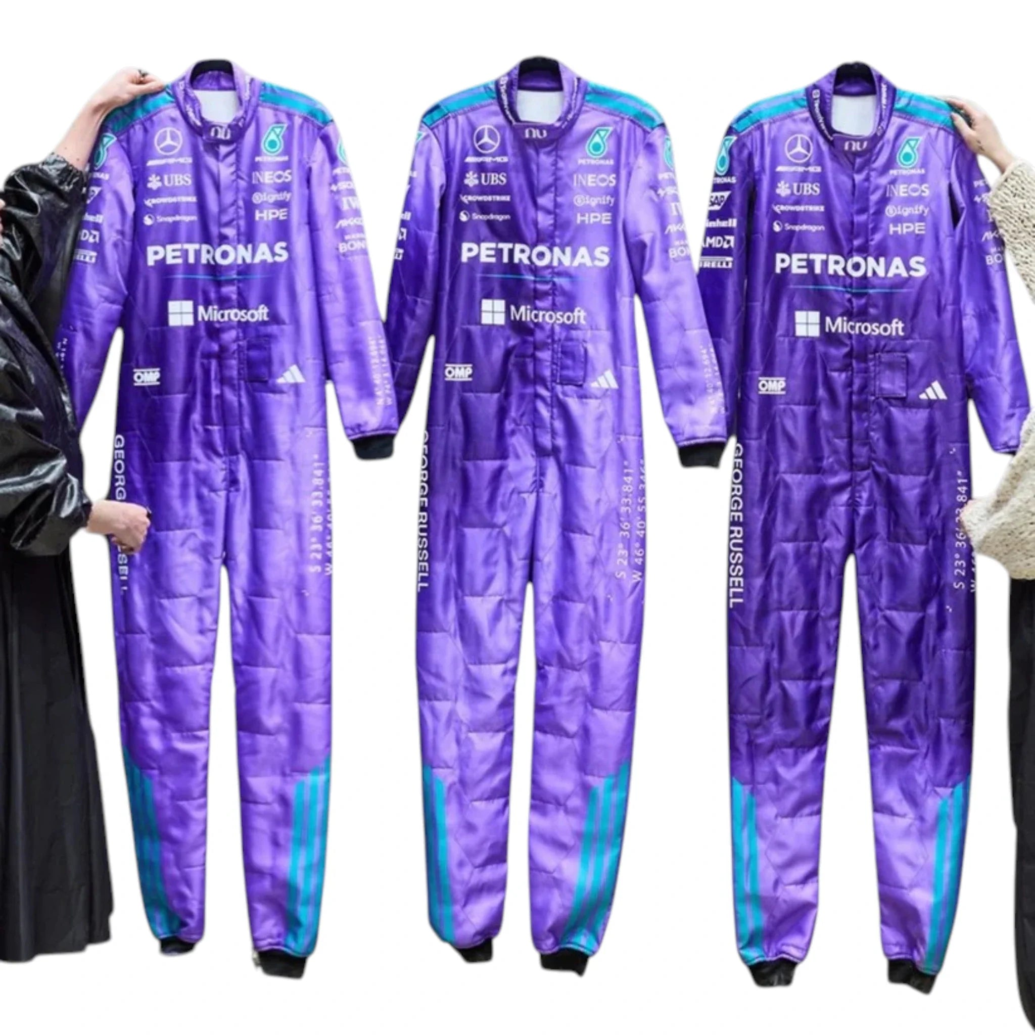 George Russell 2026 Mercedes-AMG Petronas Miami GP F1 Race Suit - view 4 | NOVAPULSE RACEWEAR