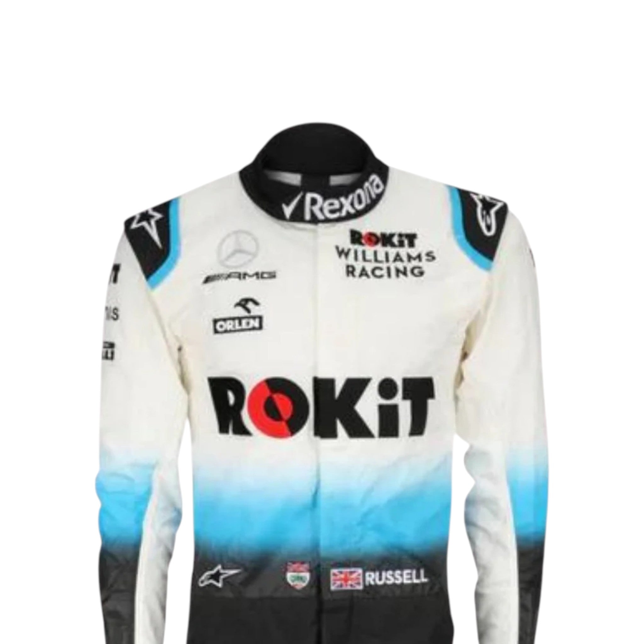 George Russell 2019 Williams F1 Race Suit - view 2 | NOVAPULSE RACEWEAR