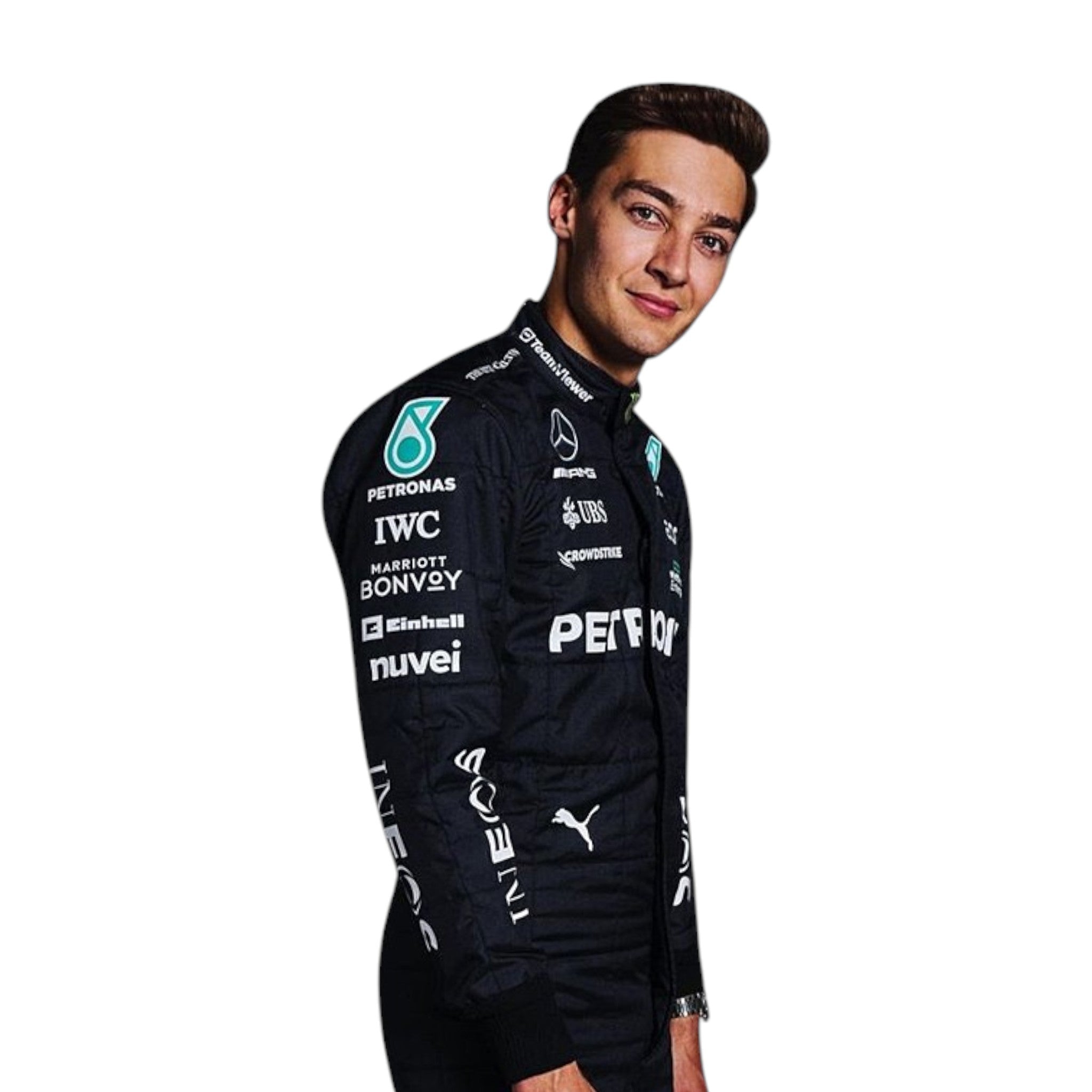 George Russell 2023 Mercedes AMG Petronas F1 Race Suit - view 5 | NOVAPULSE RACEWEAR