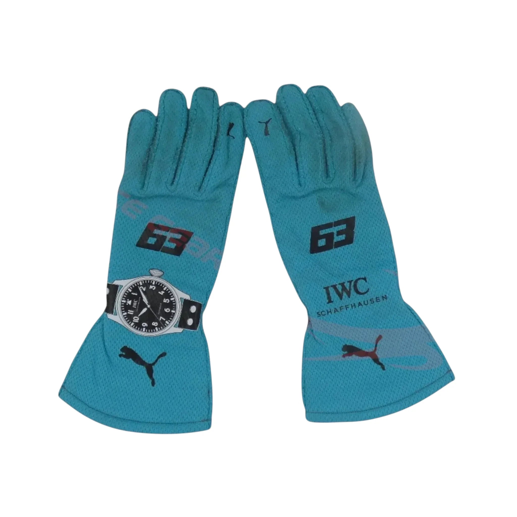George Russell 2024 Mercedes-AMG Petronas F1 Racing Gloves | NOVAPULSE RACEWEAR