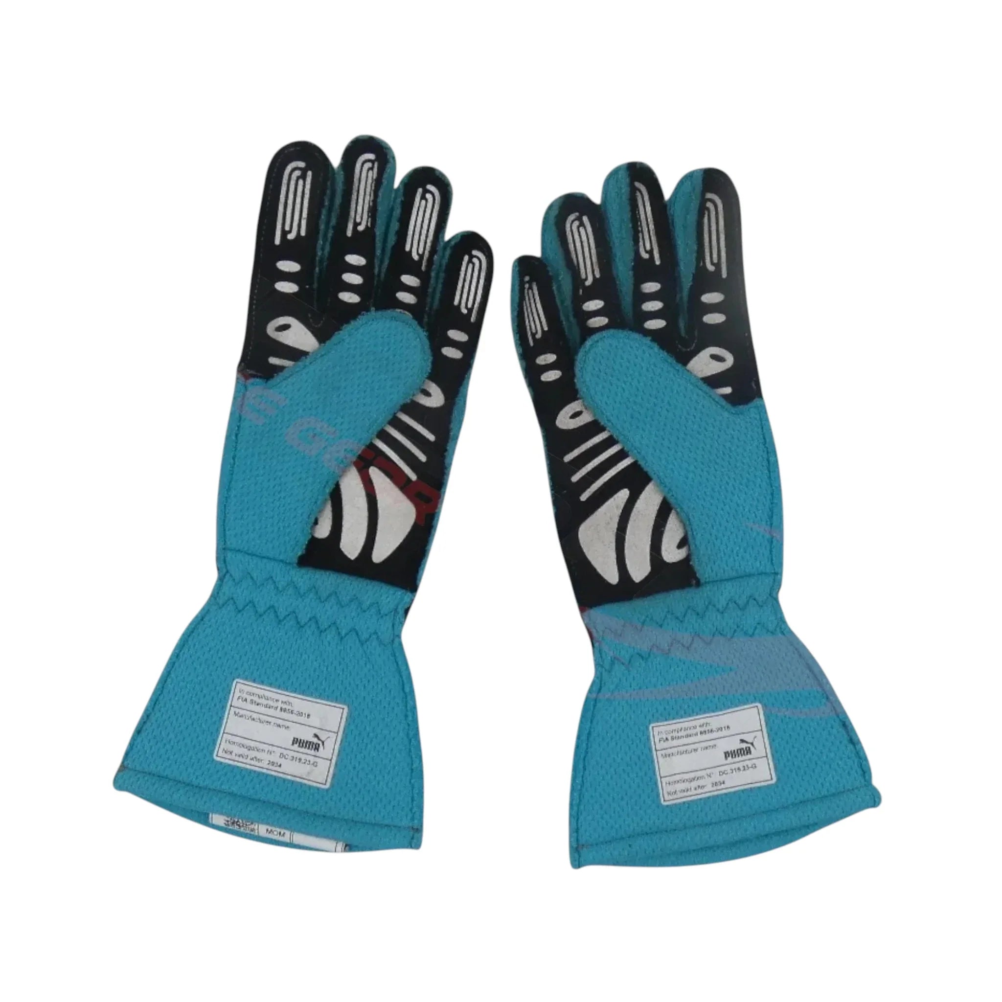 George Russell 2024 Mercedes-AMG Petronas F1 Racing Gloves - view 2 | NOVAPULSE RACEWEAR