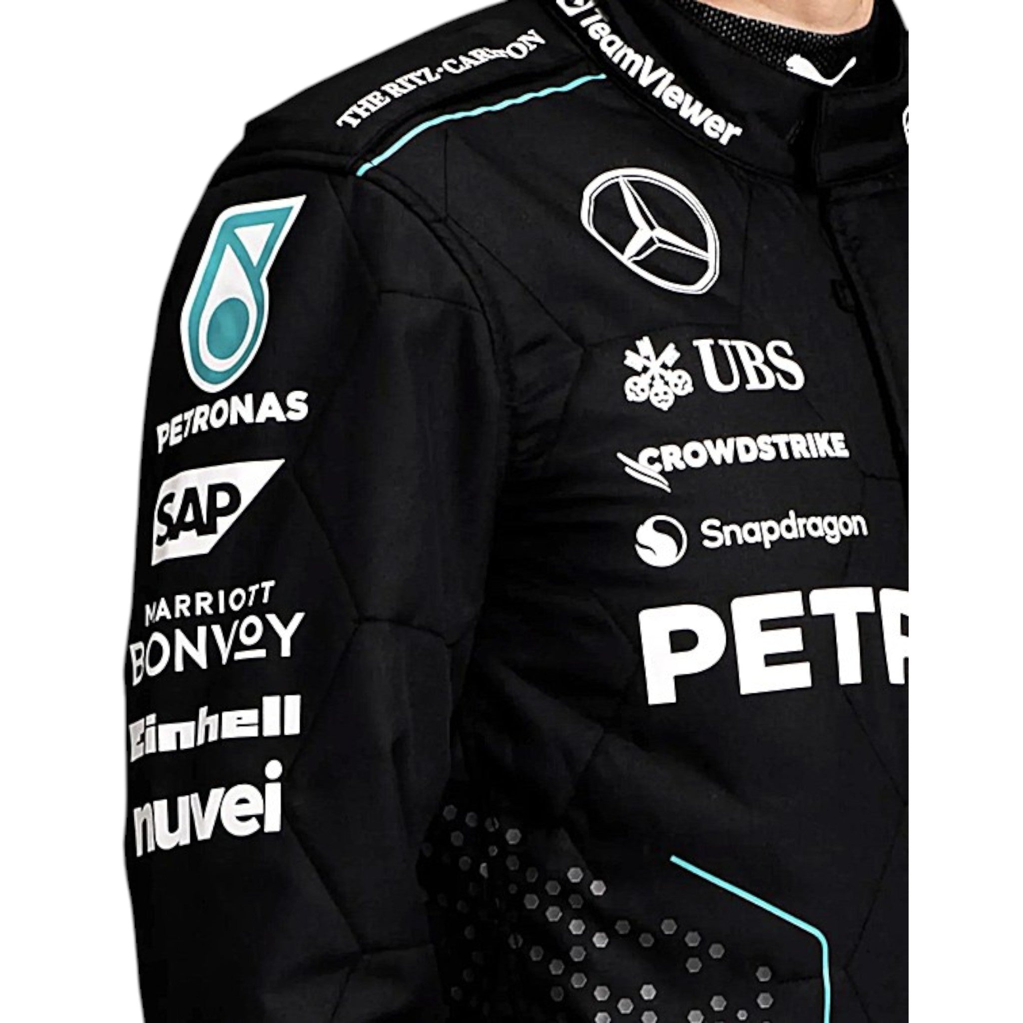 George Russell 2024 Mercedes AMG Petronas F1 Race Suit - view 4 | NOVAPULSE RACEWEAR