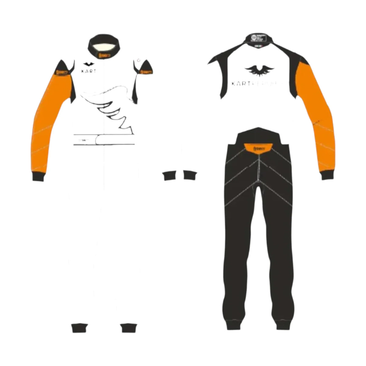 Kart Republic Asymmetric Go Kart Racing Suit - view 3 | NOVAPULSE RACEWEAR