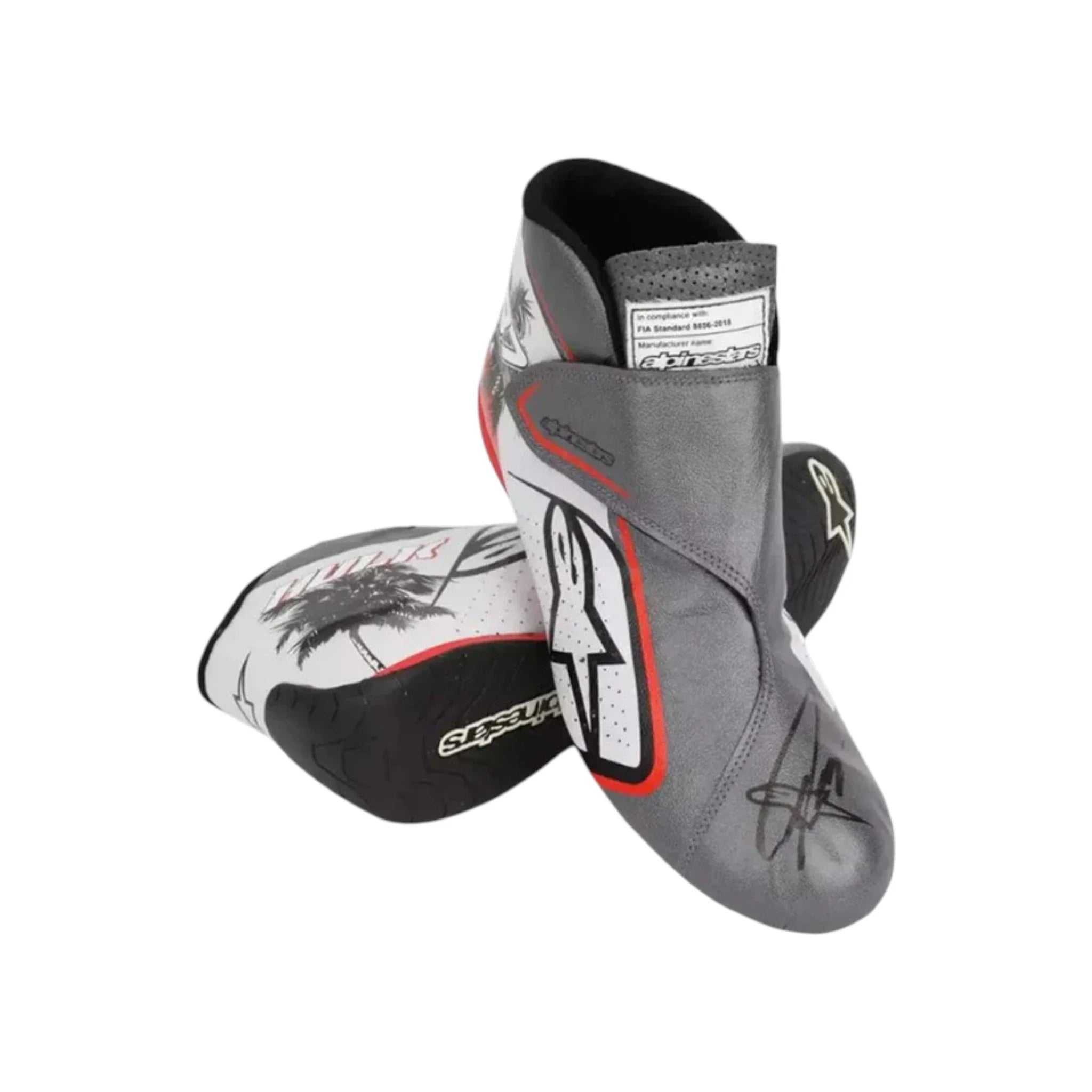 Kevin Magnussen 2023 Haas Miami GP F1 Racing Shoes - view 3 | NOVAPULSE RACEWEAR