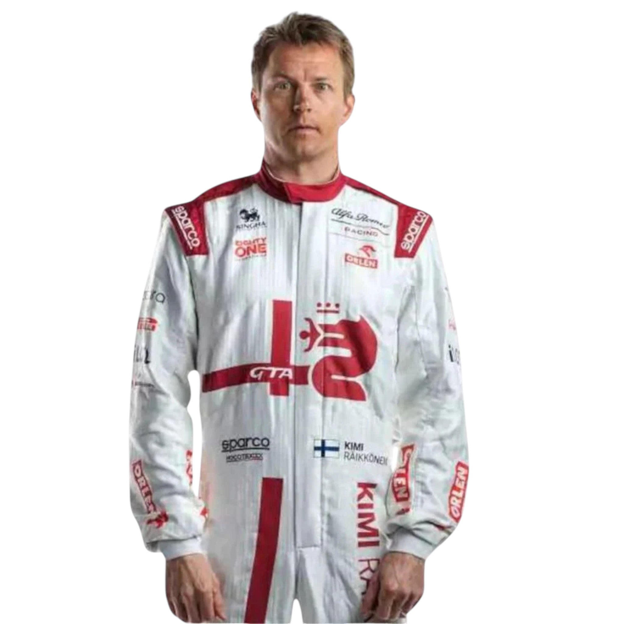 Kimi Räikkönen 2021 Alfa Romeo F1 Race Suit - view 4 | NOVAPULSE RACEWEAR