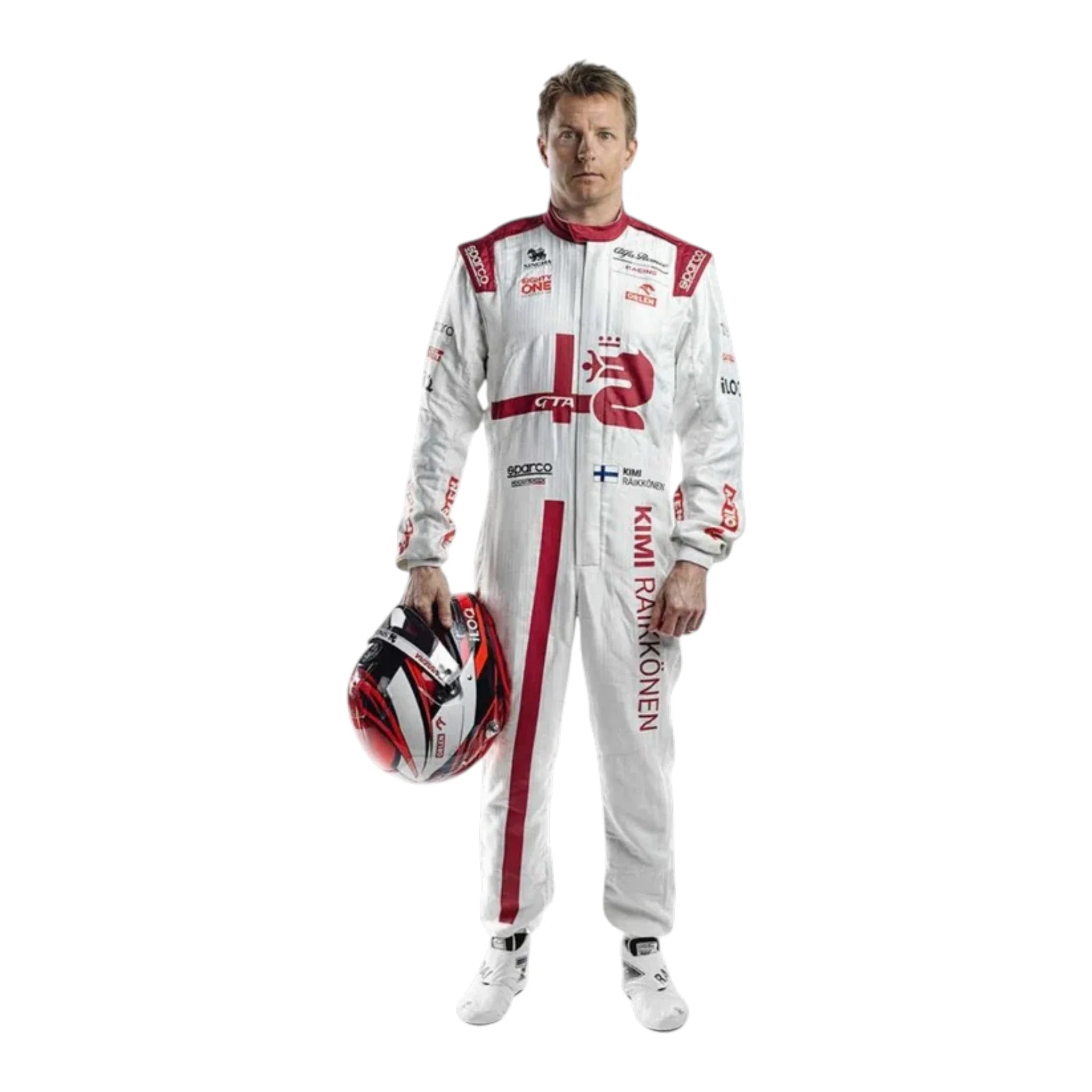 Kimi Räikkönen 2021 Alfa Romeo F1 Race Suit - view 2 | NOVAPULSE RACEWEAR