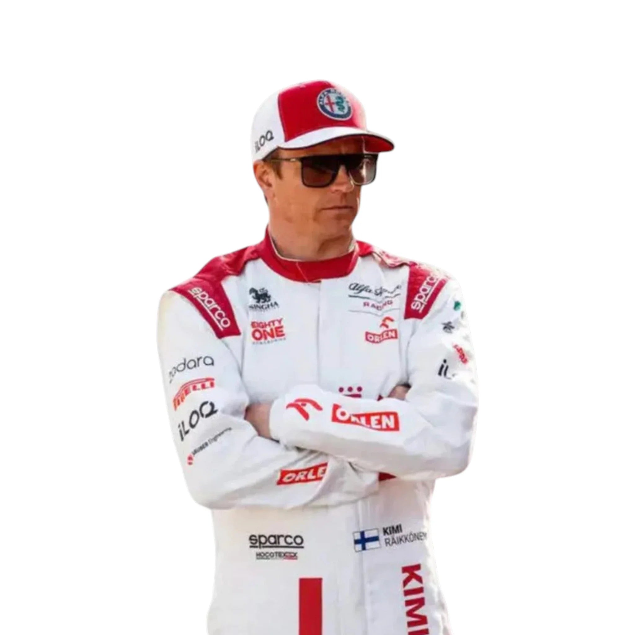 Kimi Räikkönen 2021 Alfa Romeo F1 Race Suit - view 7 | NOVAPULSE RACEWEAR