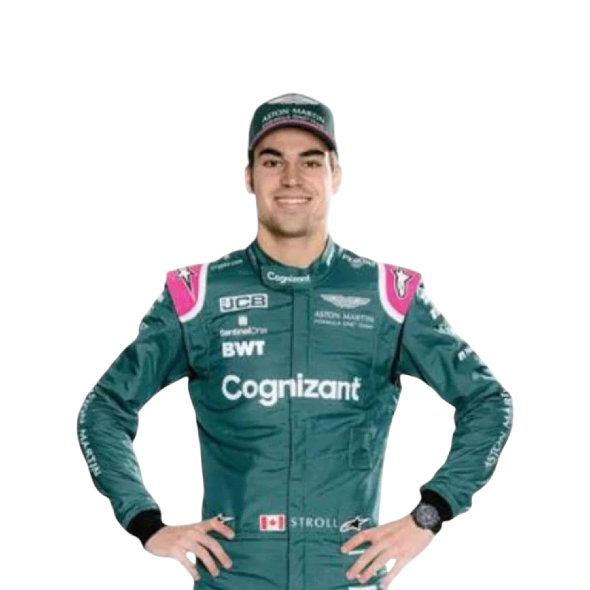 Lance Stroll 2021 Aston Martin F1 Race Suit - view 2 | NOVAPULSE RACEWEAR