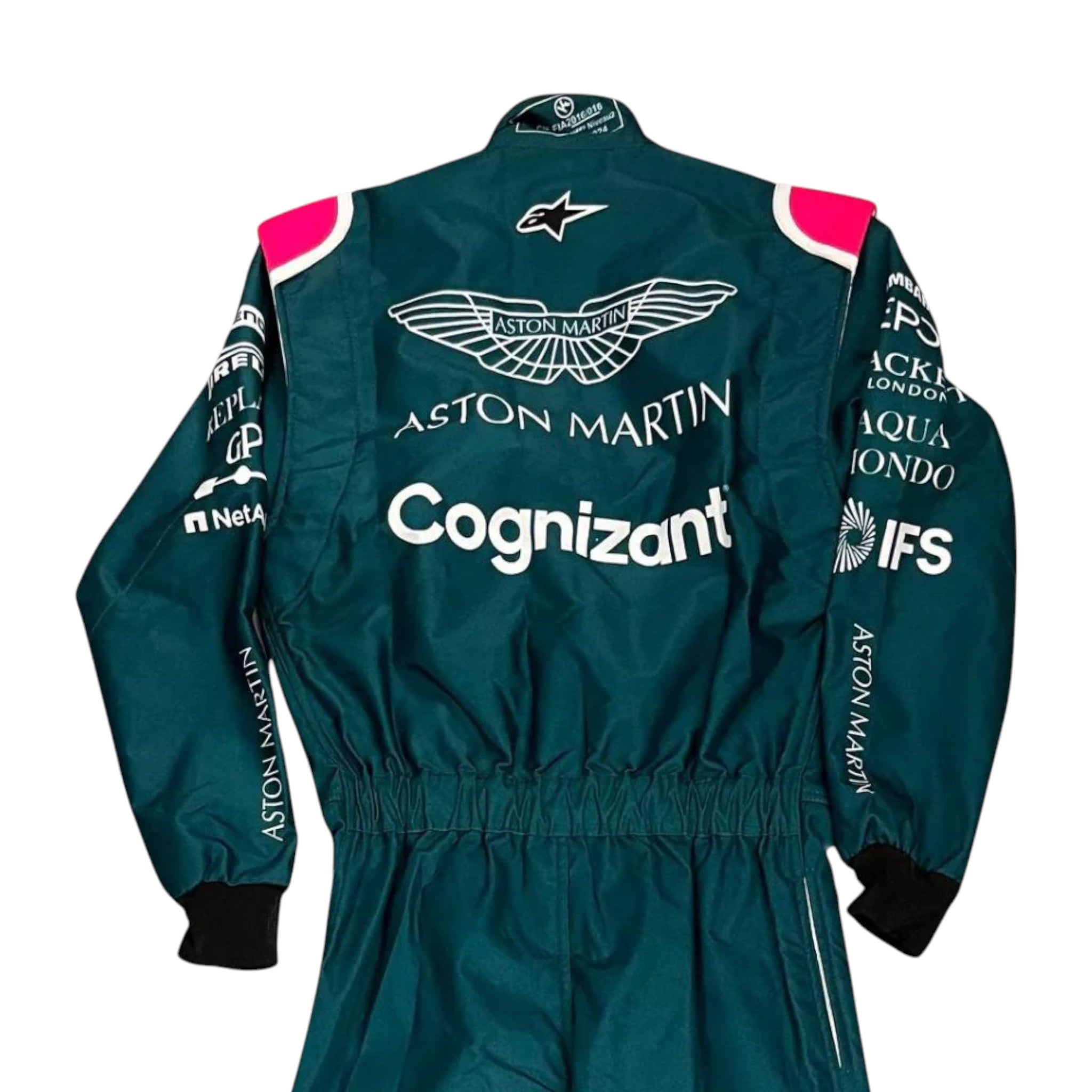 Lance Stroll 2021 Aston Martin F1 Race Suit - view 4 | NOVAPULSE RACEWEAR