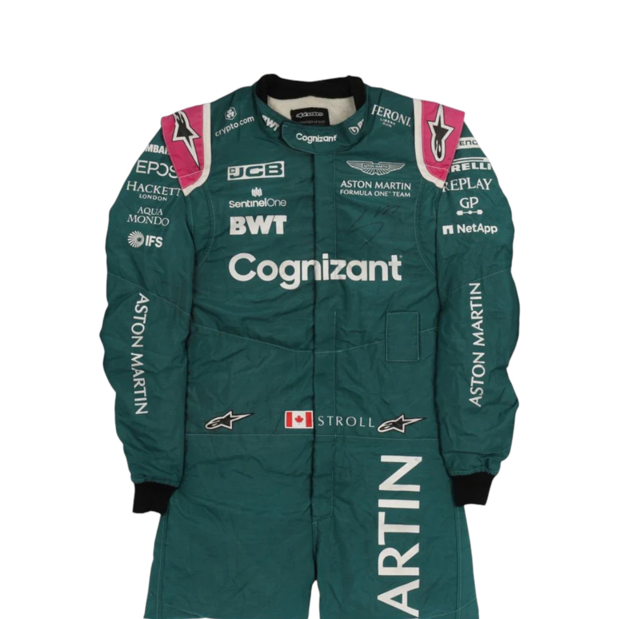 Lance Stroll 2021 Aston Martin F1 Race Suit - view 3 | NOVAPULSE RACEWEAR