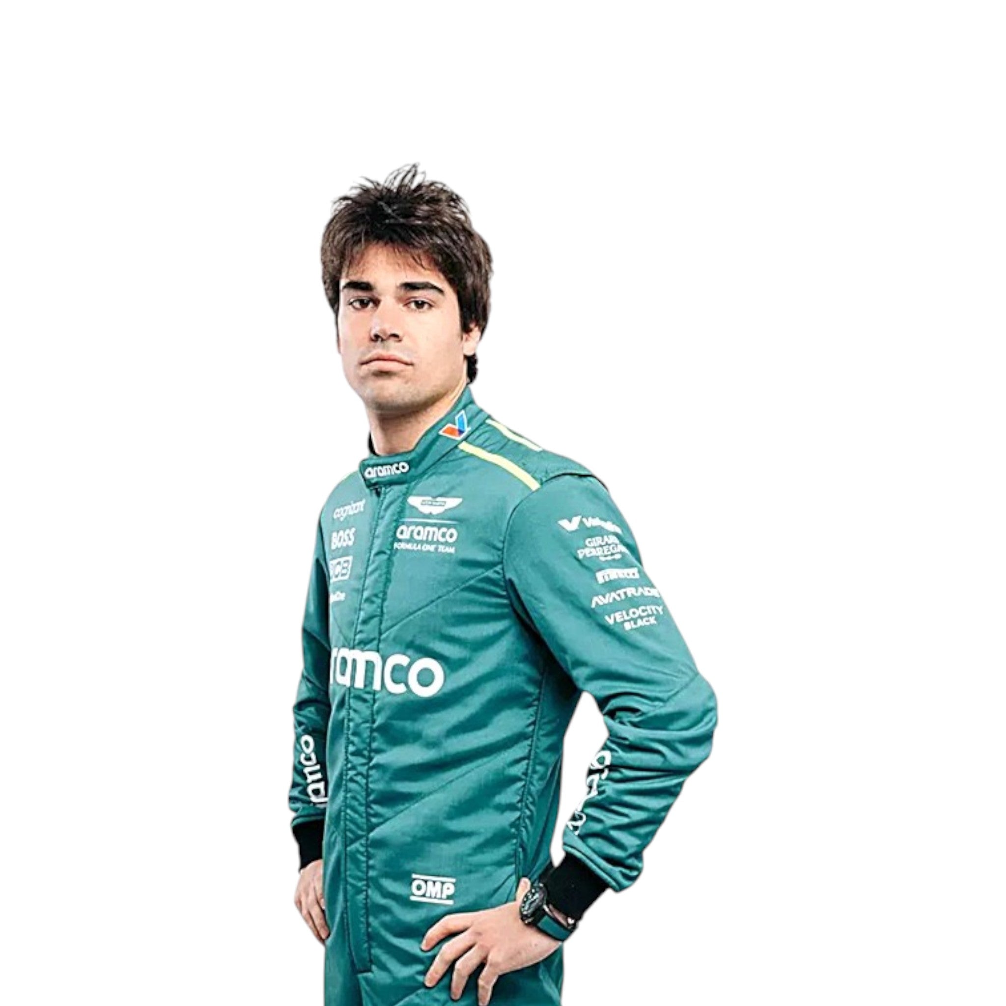 Lance Stroll 2024 Aston Martin F1 Race Suit - view 3 | NOVAPULSE RACEWEAR