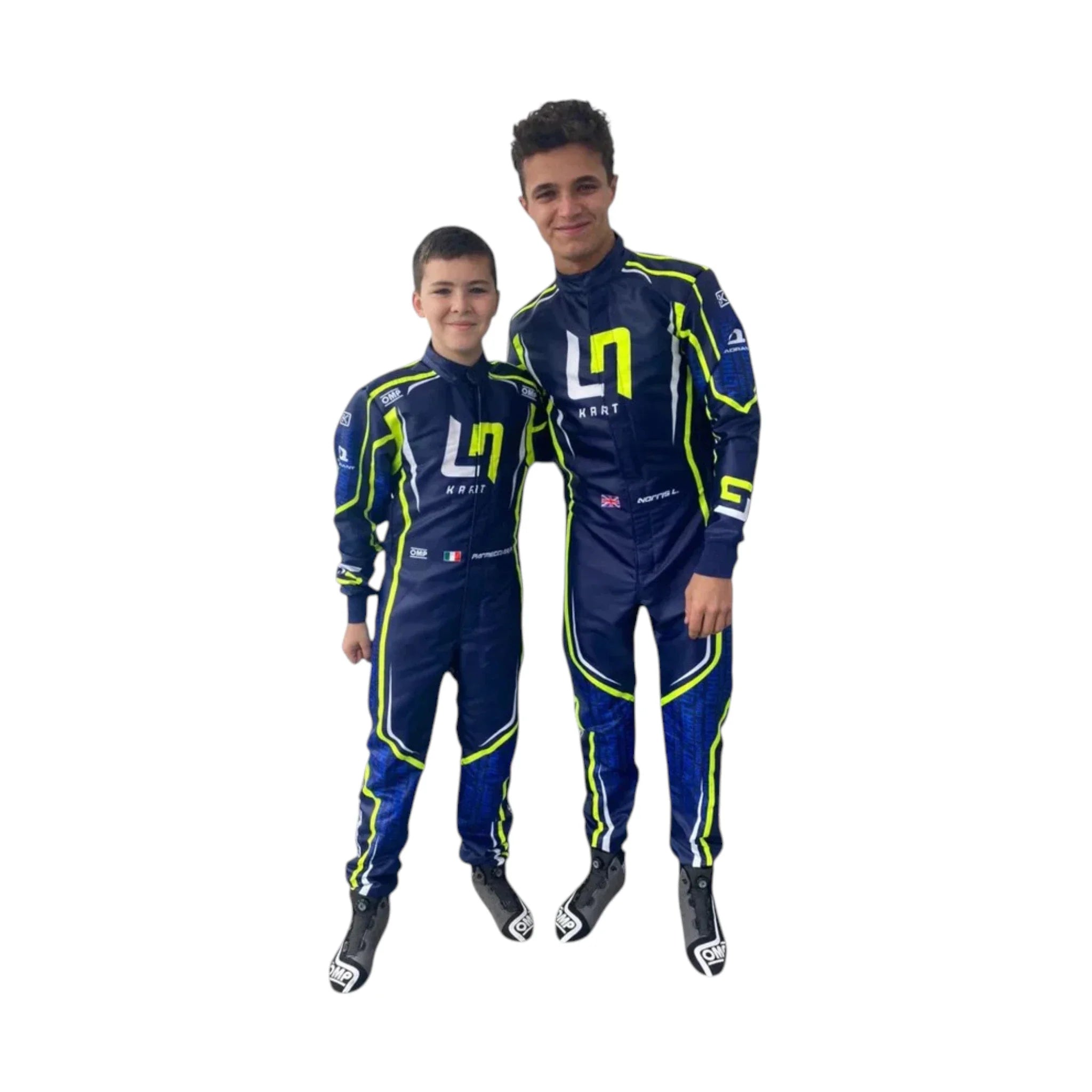 Lando Norris 2022 LN OMP Go Kart Racing Suit - view 4 | NOVAPULSE RACEWEAR