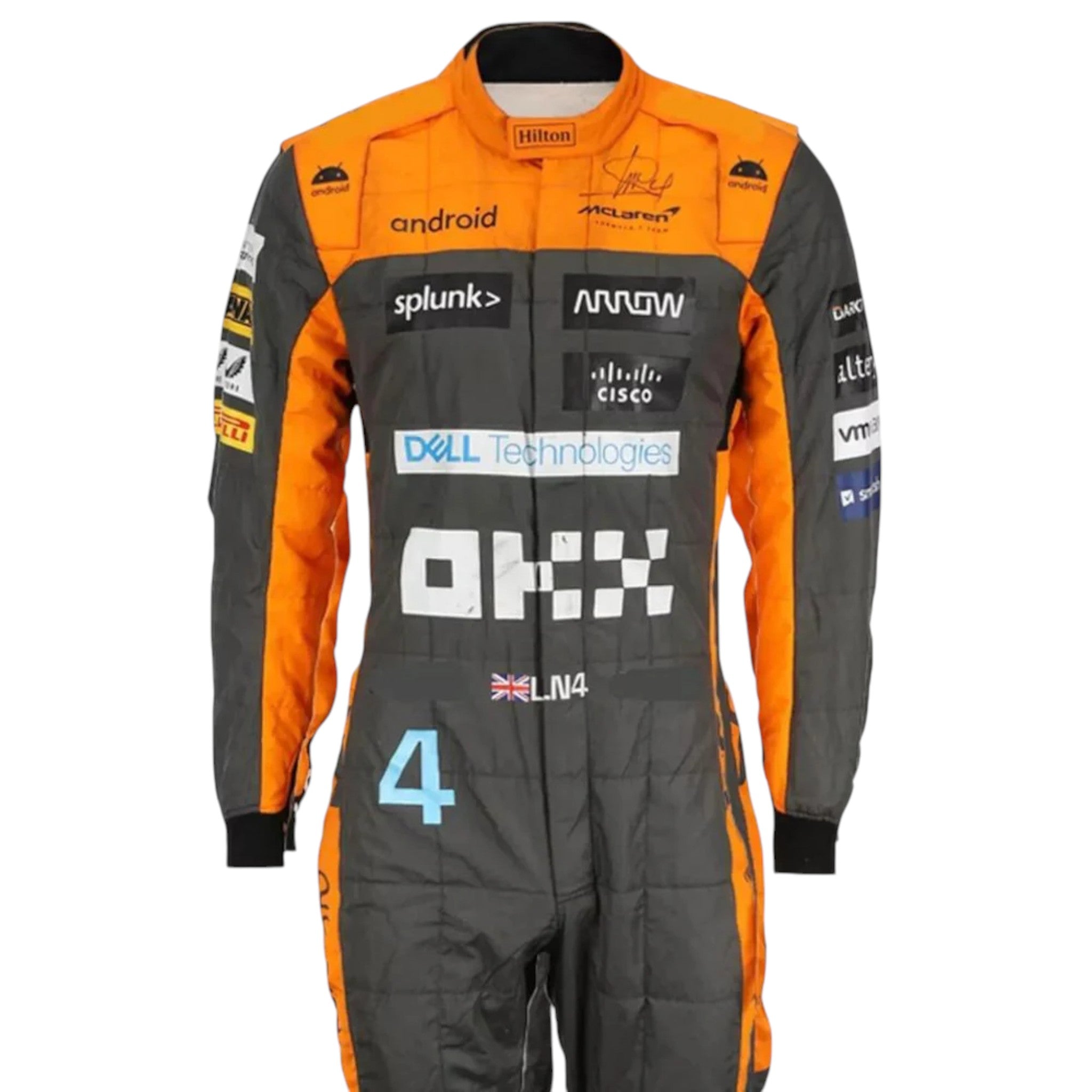 Lando Norris 2023 Mclaren F1 Race Suit - view 2 | NOVAPULSE RACEWEAR