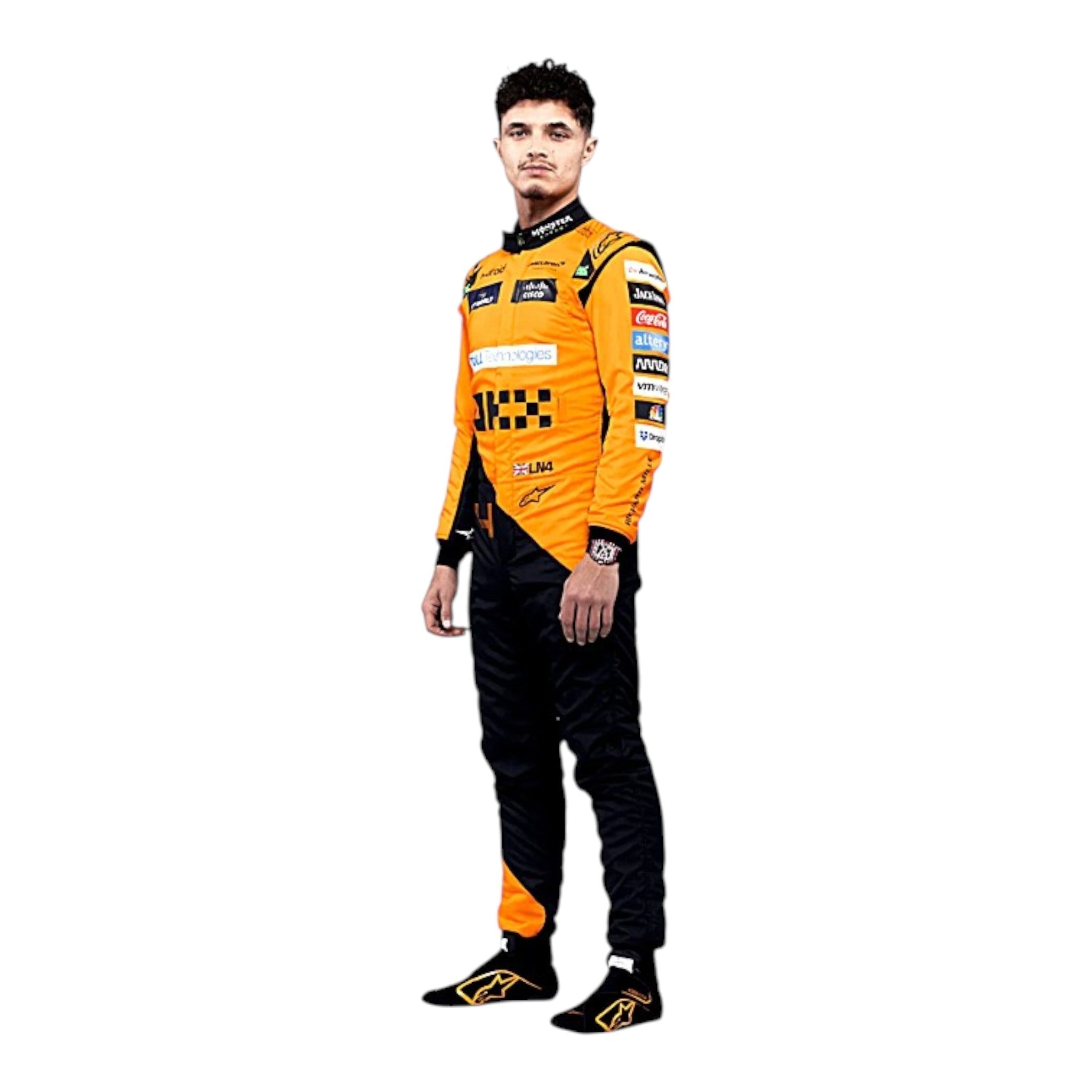 Lando Norris 2024 Mclaren F1 Race Suit - view 2 | NOVAPULSE RACEWEAR