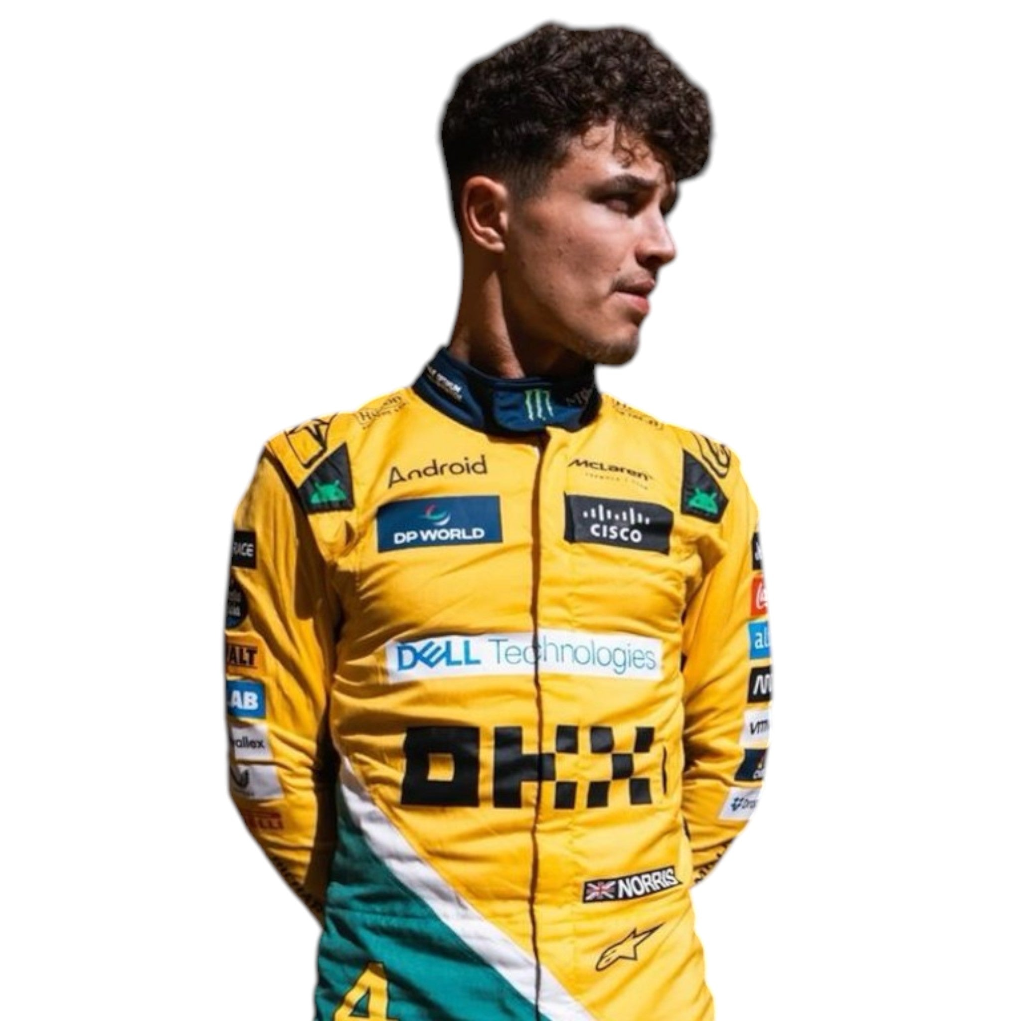 Lando Norris 2024 Mclaren Monaco GP F1 Race Suit | NOVAPULSE RACEWEAR