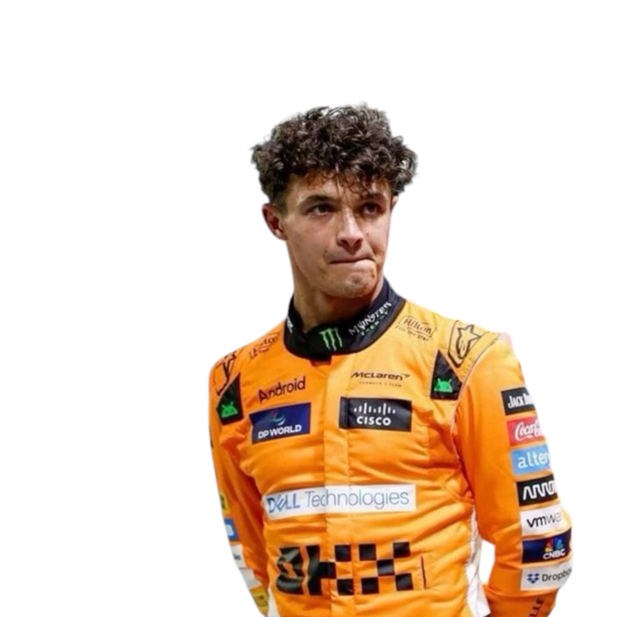 Lando Norris 2024 Mclaren Singapore GP F1 Race Suit - view 2 | NOVAPULSE RACEWEAR