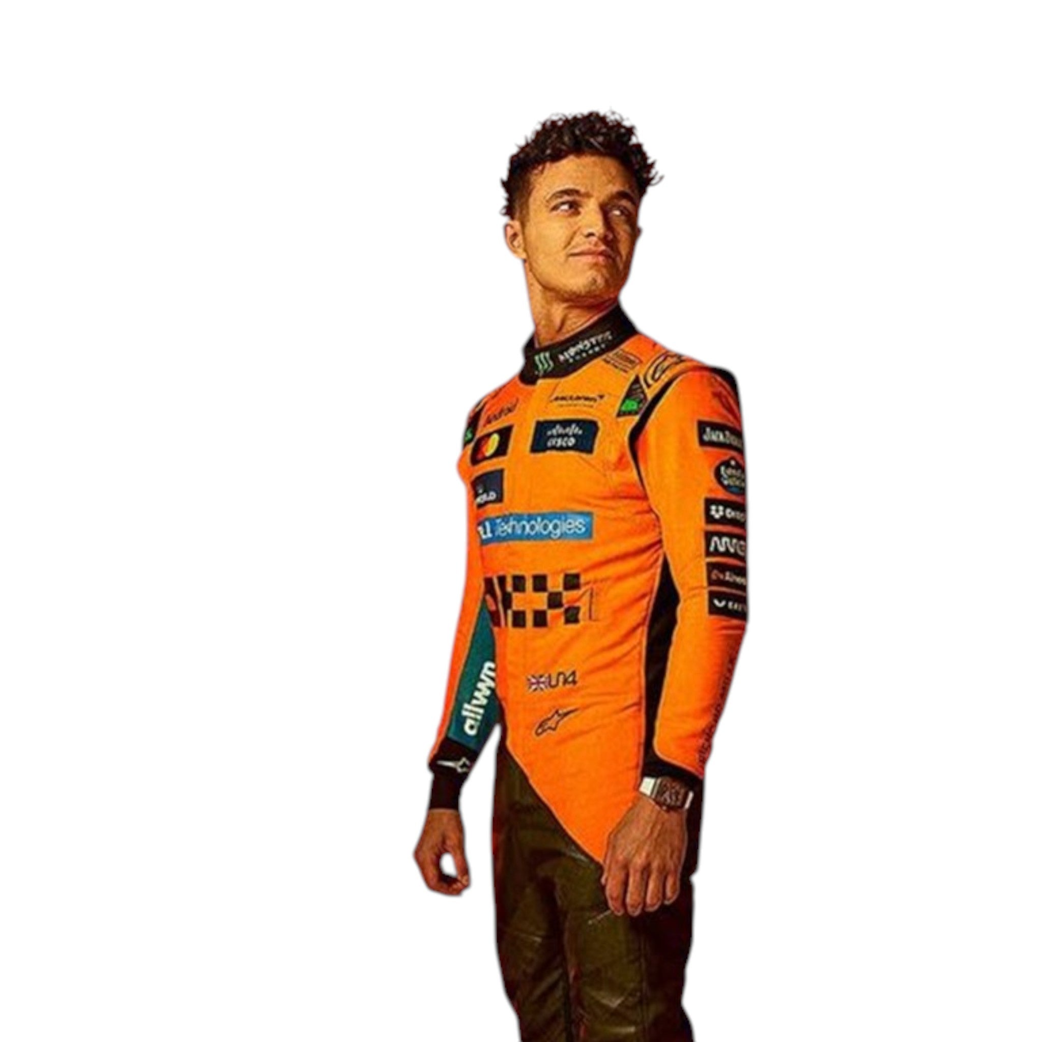 Lando Norris 2025 Mclaren F1 Race Suit - view 2 | NOVAPULSE RACEWEAR
