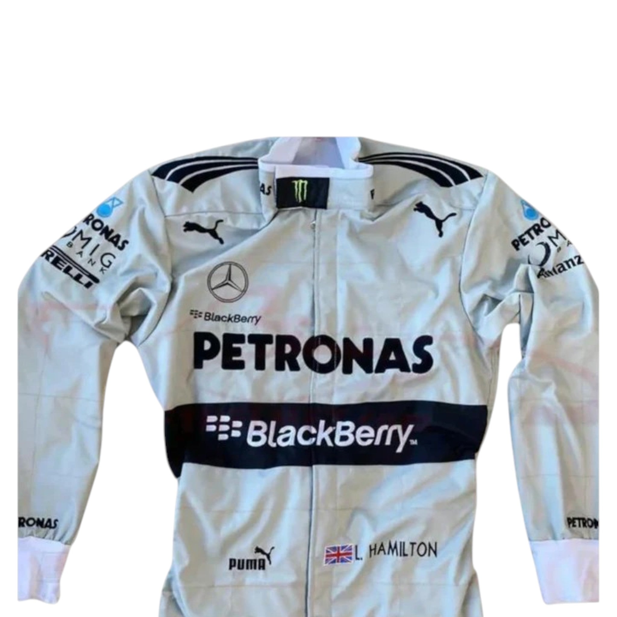 Lewis Hamilton 2013 Mercedes Petronas F1 Race Suit - view 3 | NOVAPULSE RACEWEAR