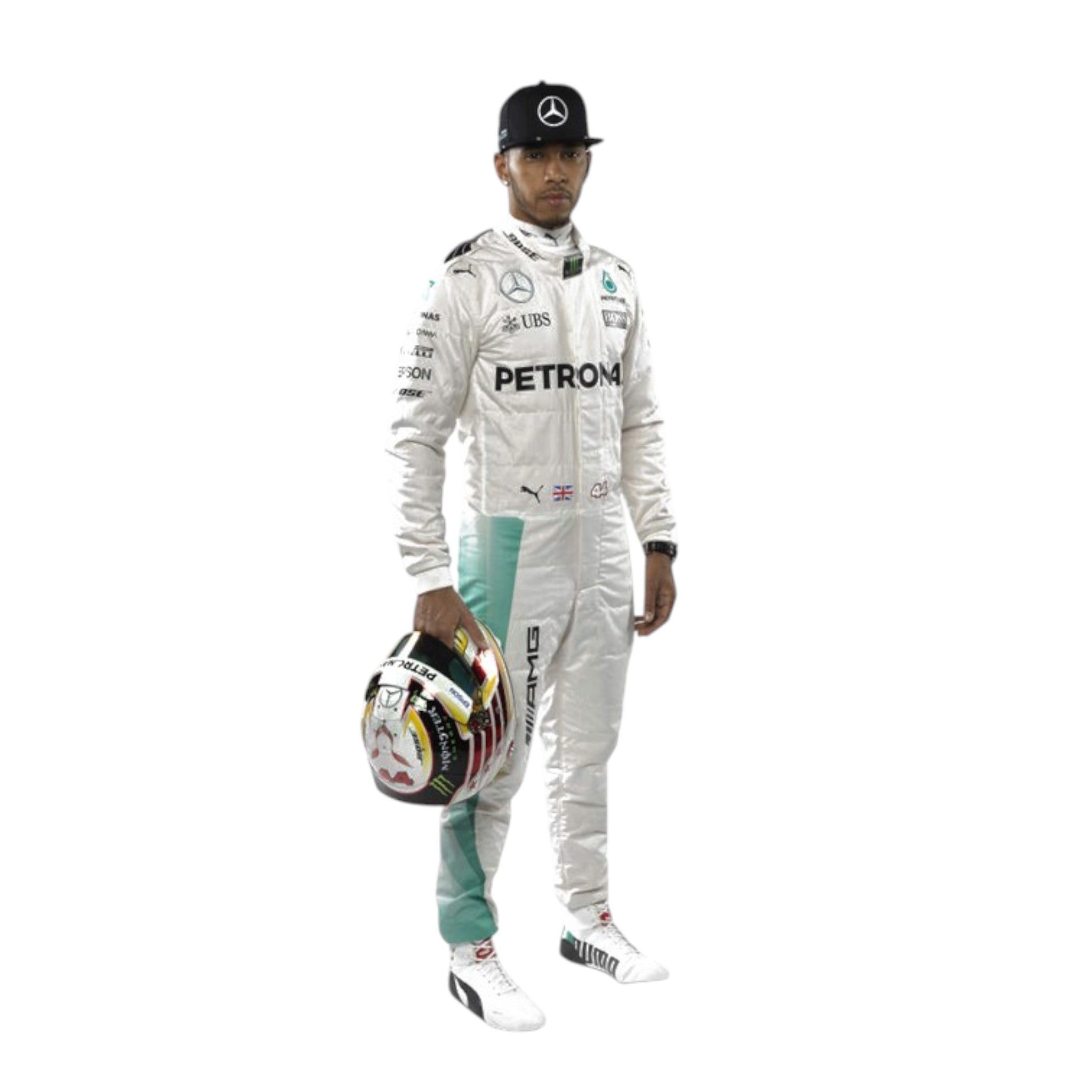 Lewis Hamilton 2016 Mercedes-AMG Petronas F1 Race Suit - view 2 | NOVAPULSE RACEWEAR