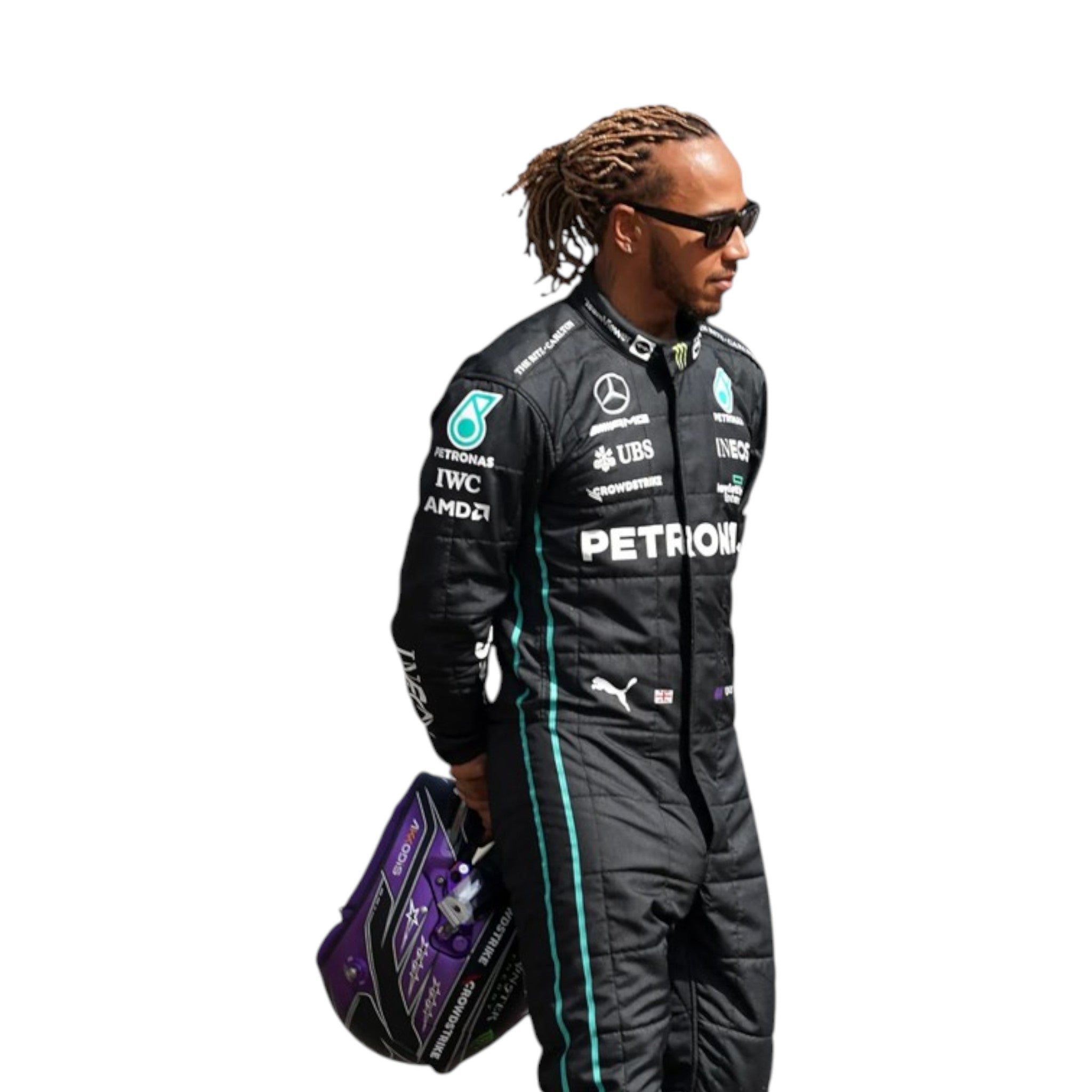 Lewis Hamilton 2022 Mercedes AMG Petronas F1 Race Suit - view 3 | NOVAPULSE RACEWEAR