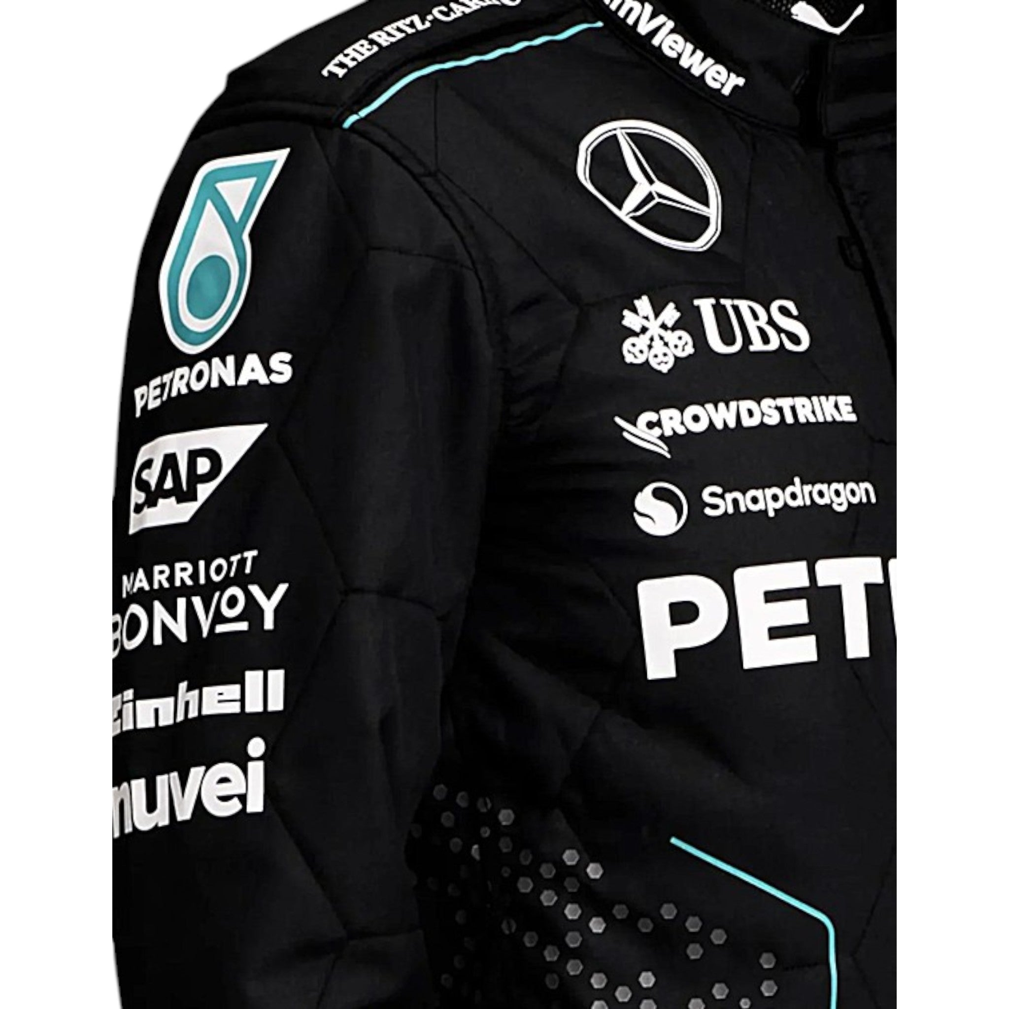 Lewis Hamilton 2024 Mercedes AMG Petronas F1 Race Suit - view 4 | NOVAPULSE RACEWEAR