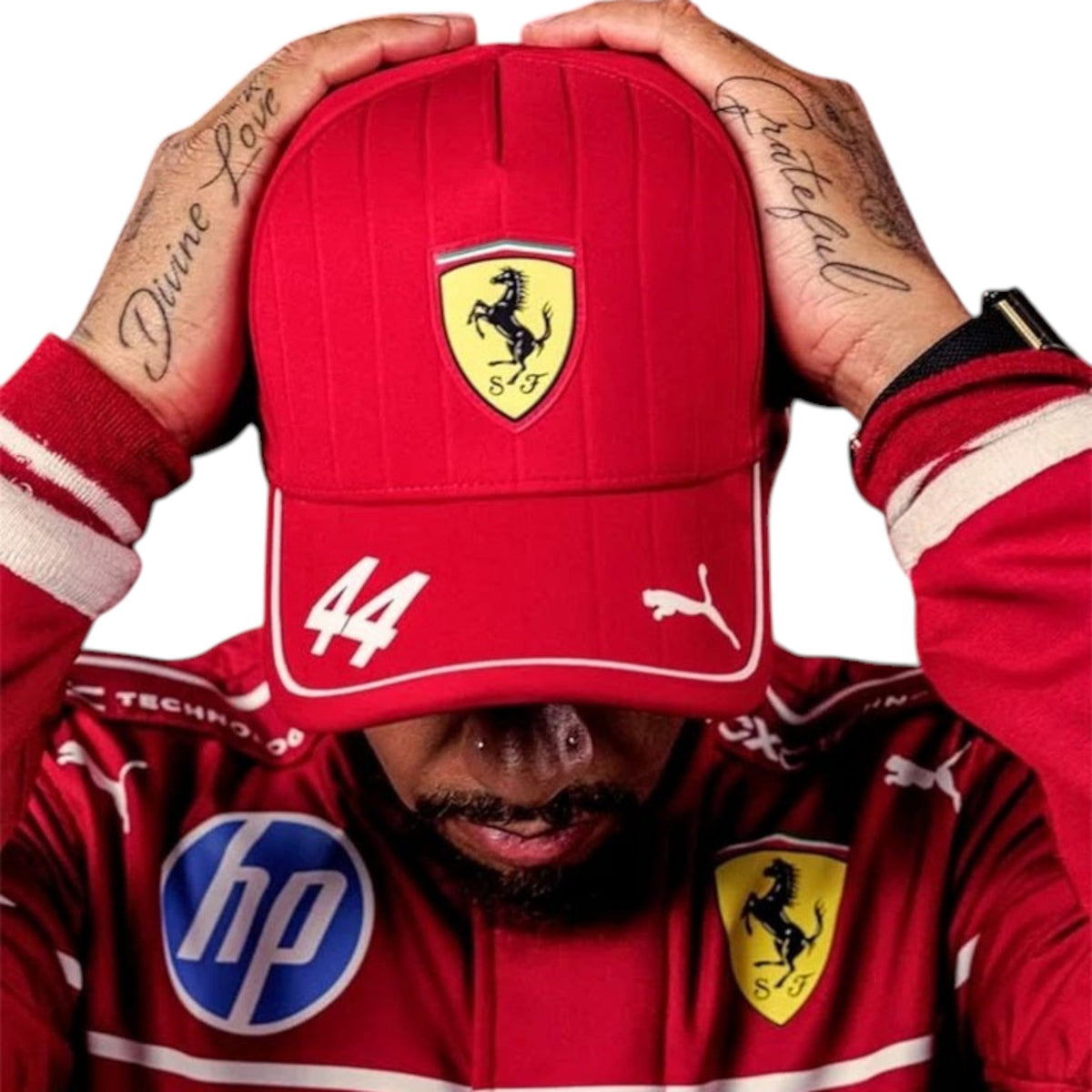 Lewis Hamilton 2025 Ferrari F1 Race Suit - view 5 | NOVAPULSE RACEWEAR