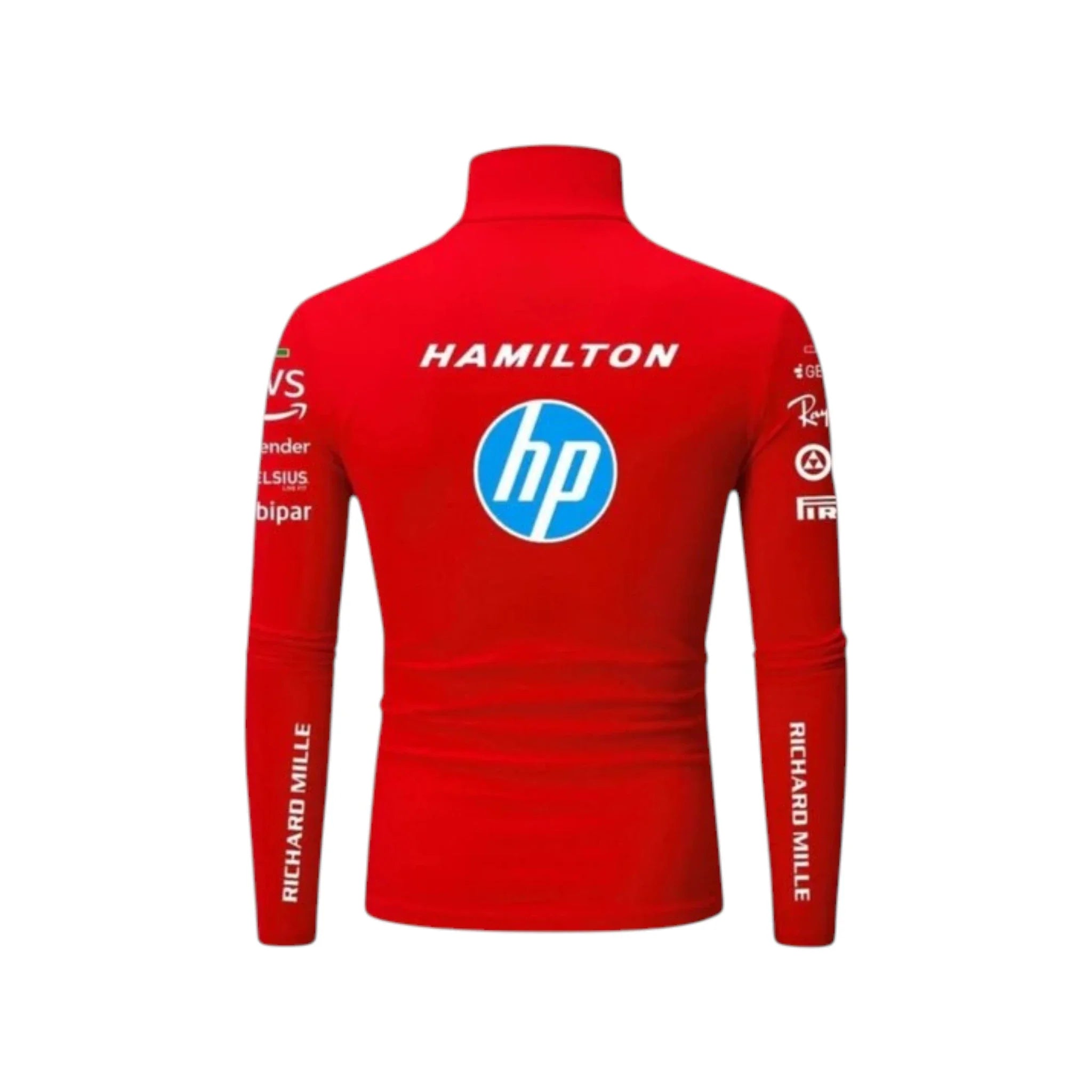 Lewis Hamilton 2025 Ferrari F1 Undershirt (Red) - view 2 | NOVAPULSE RACEWEAR