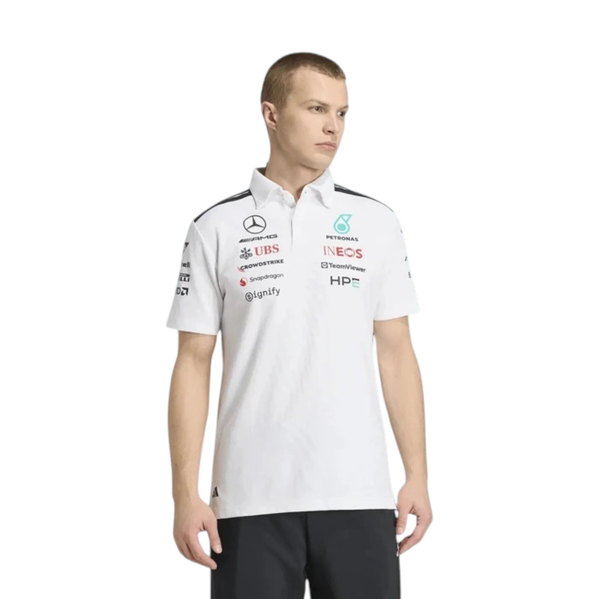 Mercedes-AMG Petronas F1 Team Polo Shirt - view 3 | NOVAPULSE RACEWEAR