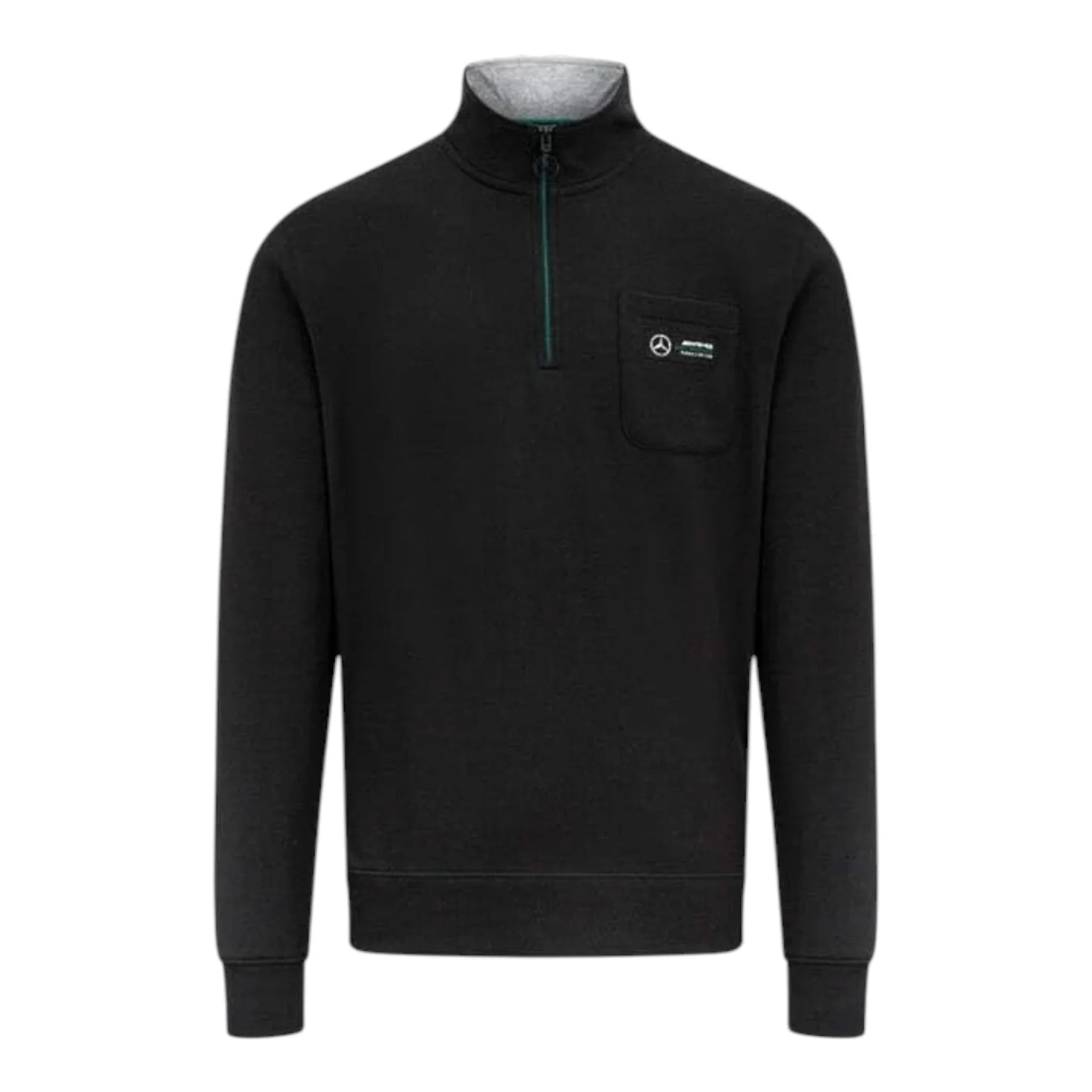 Mercedes-AMG Petronas Quarter Zip Pocket F1 Sweatshirt | NOVAPULSE RACEWEAR