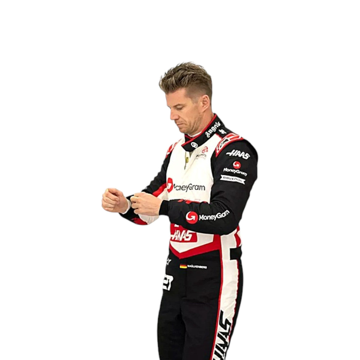 Nico Hülkenberg 2024 Haas F1 Race Suit - view 2 | NOVAPULSE RACEWEAR