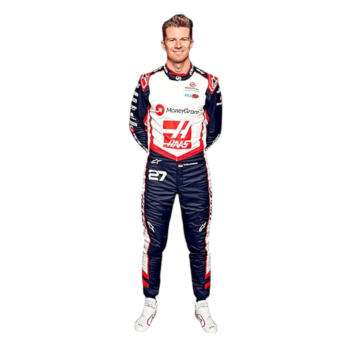 Nico Hülkenberg 2024 Haas F1 Race Suit - view 3 | NOVAPULSE RACEWEAR