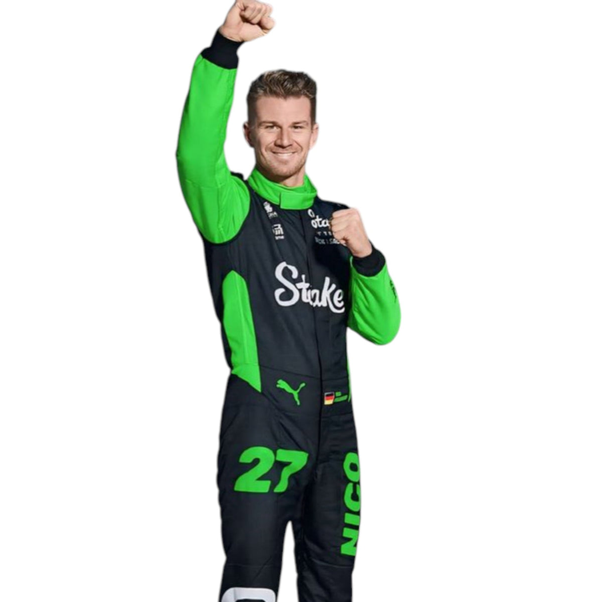 Nico Hülkenberg 2025 Kick Sauber F1 Race Suit - view 2 | NOVAPULSE RACEWEAR