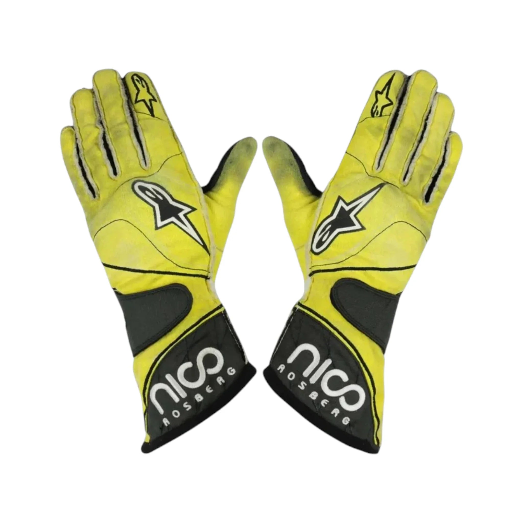 Nico Rosberg 2011 Mercedes-AMG Petronas F1 Racing Gloves | NOVAPULSE RACEWEAR