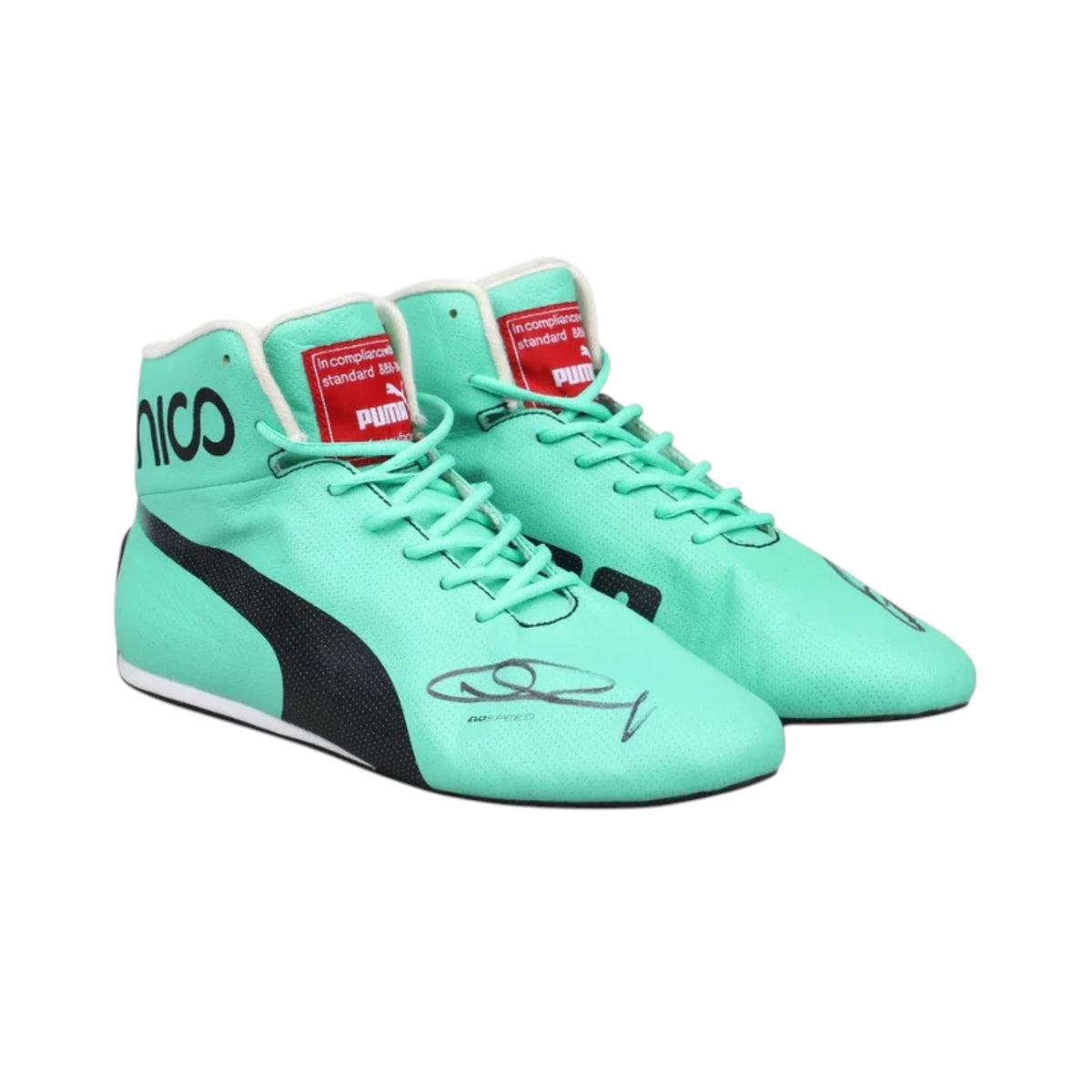 Nico Rosberg 2016 Mercedes-AMG Petronas F1 Racing Shoes | NOVAPULSE RACEWEAR