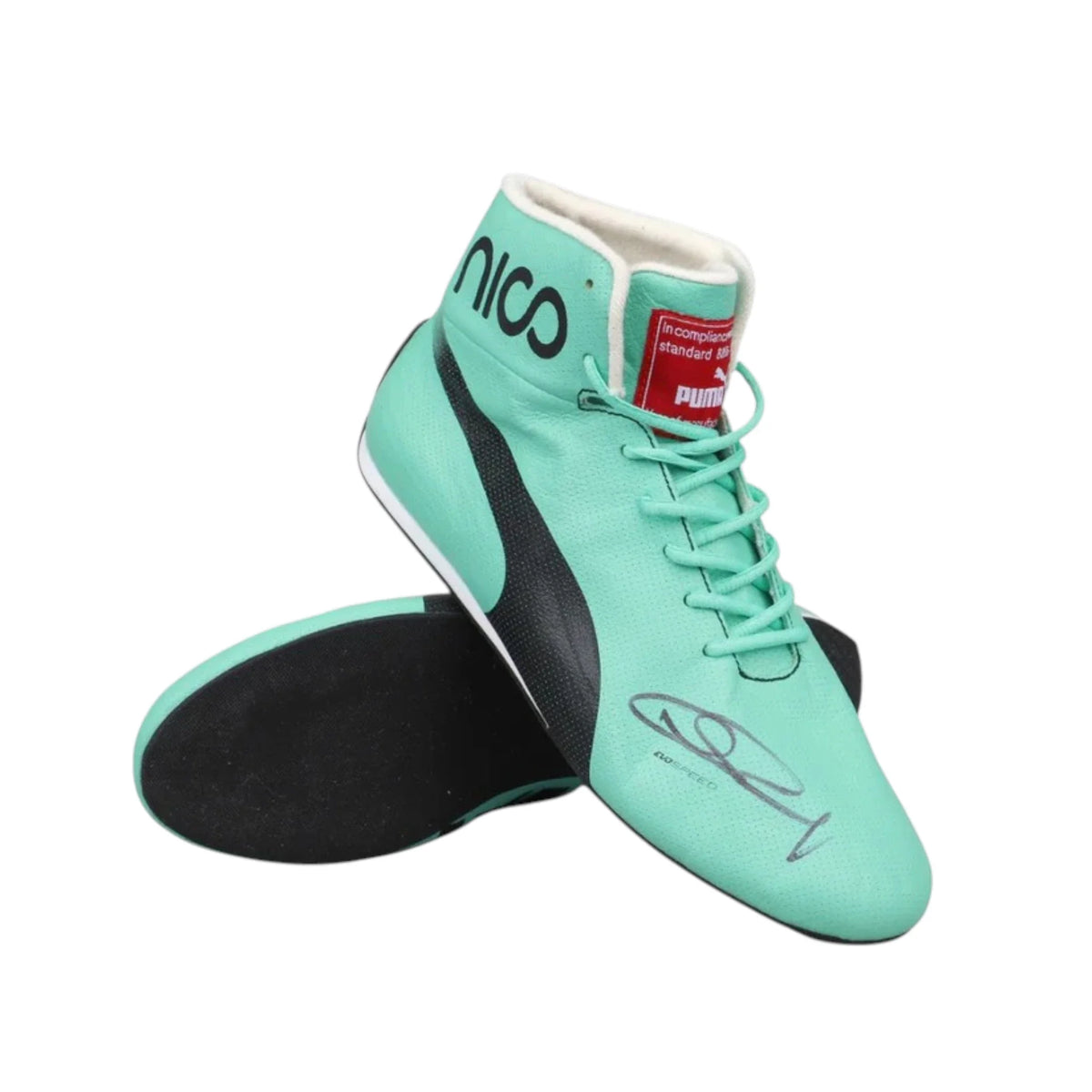 Nico Rosberg 2016 Mercedes-AMG Petronas F1 Racing Shoes - view 2 | NOVAPULSE RACEWEAR