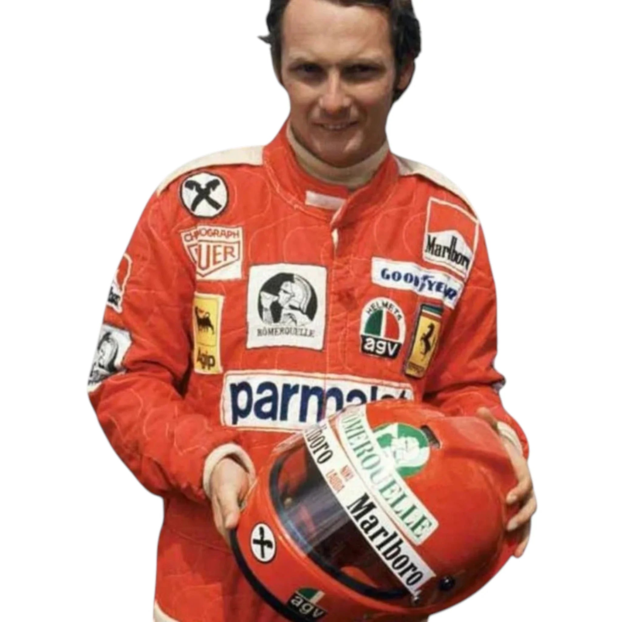 Niki Lauda 1976 Ferrari F1 Racing Suit - view 5 | NOVAPULSE RACEWEAR