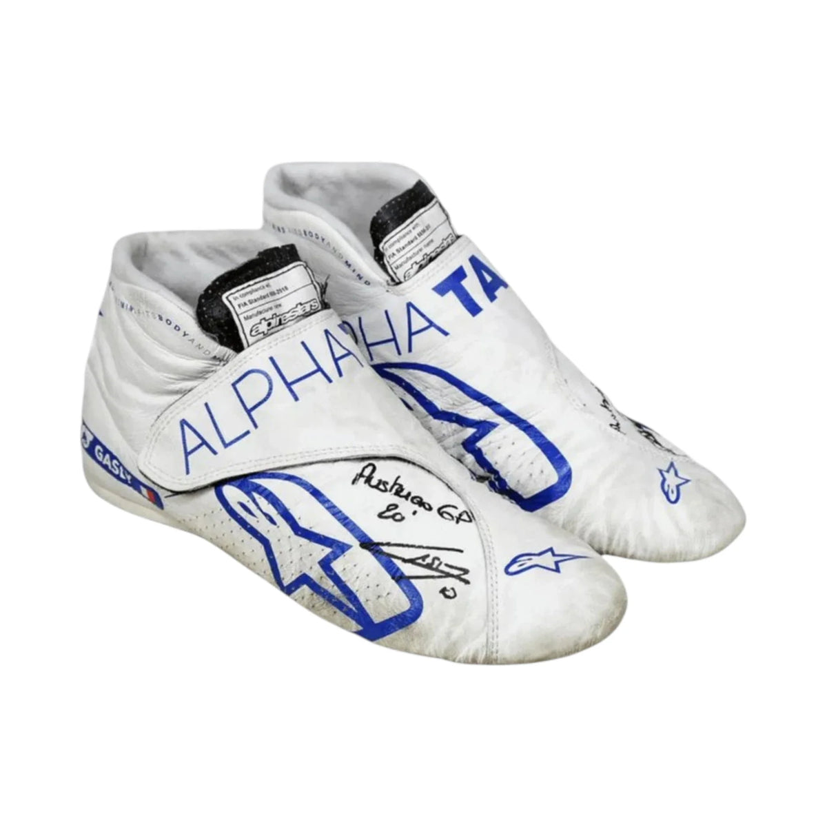 Pierre Gasly 2020 AlphaTauri Austrian GP F1 Racing Shoes | NOVAPULSE RACEWEAR