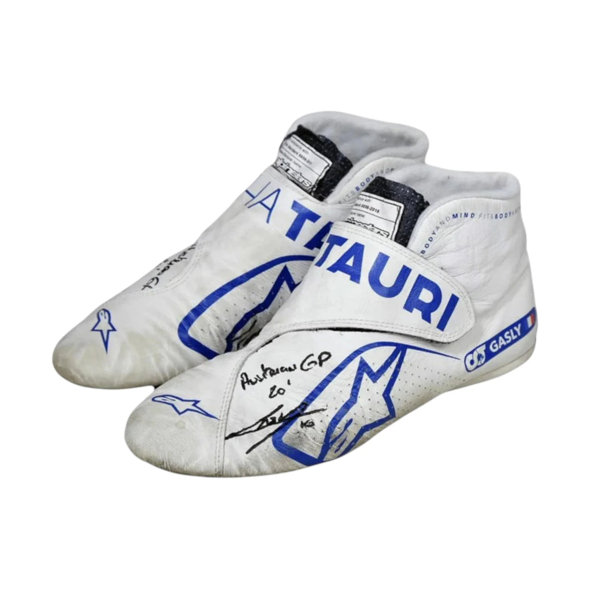 Pierre Gasly 2020 AlphaTauri Austrian GP F1 Racing Shoes - view 3 | NOVAPULSE RACEWEAR