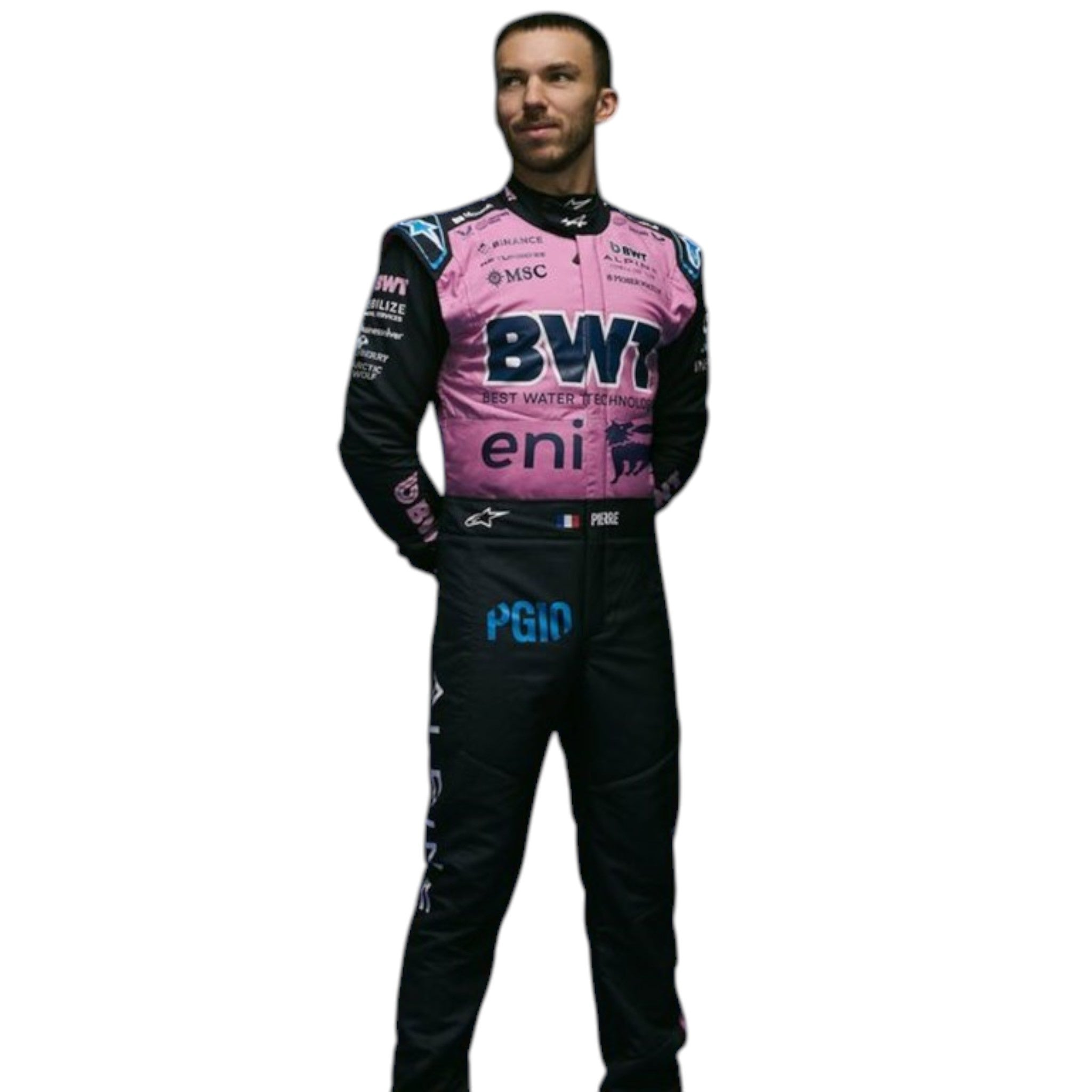 Pierre Gasly 2025 BWT Alpine F1 Race Suit - view 2 | NOVAPULSE RACEWEAR