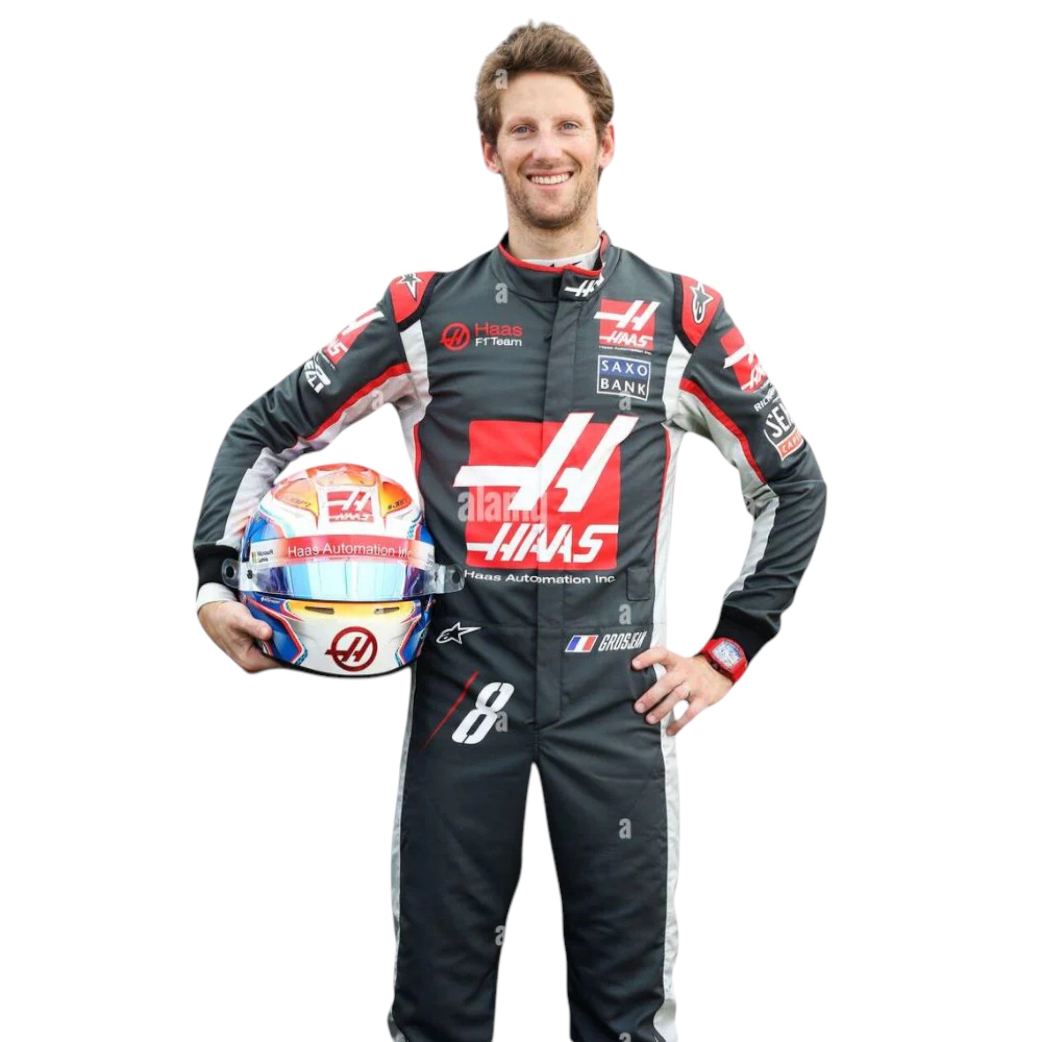 Romain Grosjean 2016 Haas F1 Race Suit | NOVAPULSE RACEWEAR