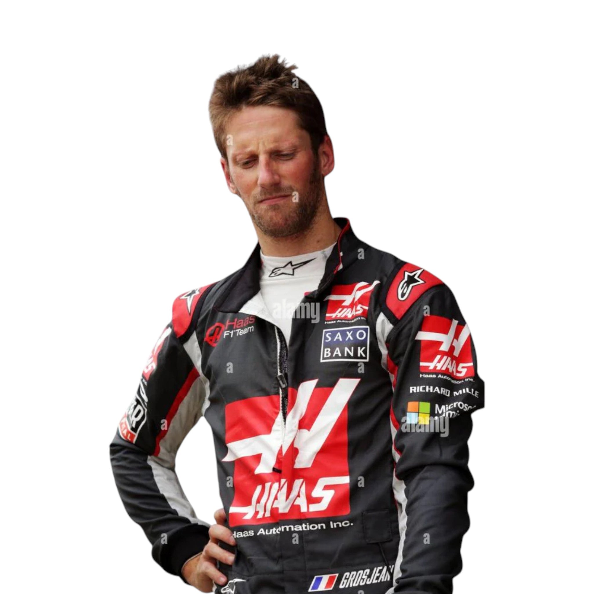 Romain Grosjean 2016 Haas F1 Race Suit - view 3 | NOVAPULSE RACEWEAR