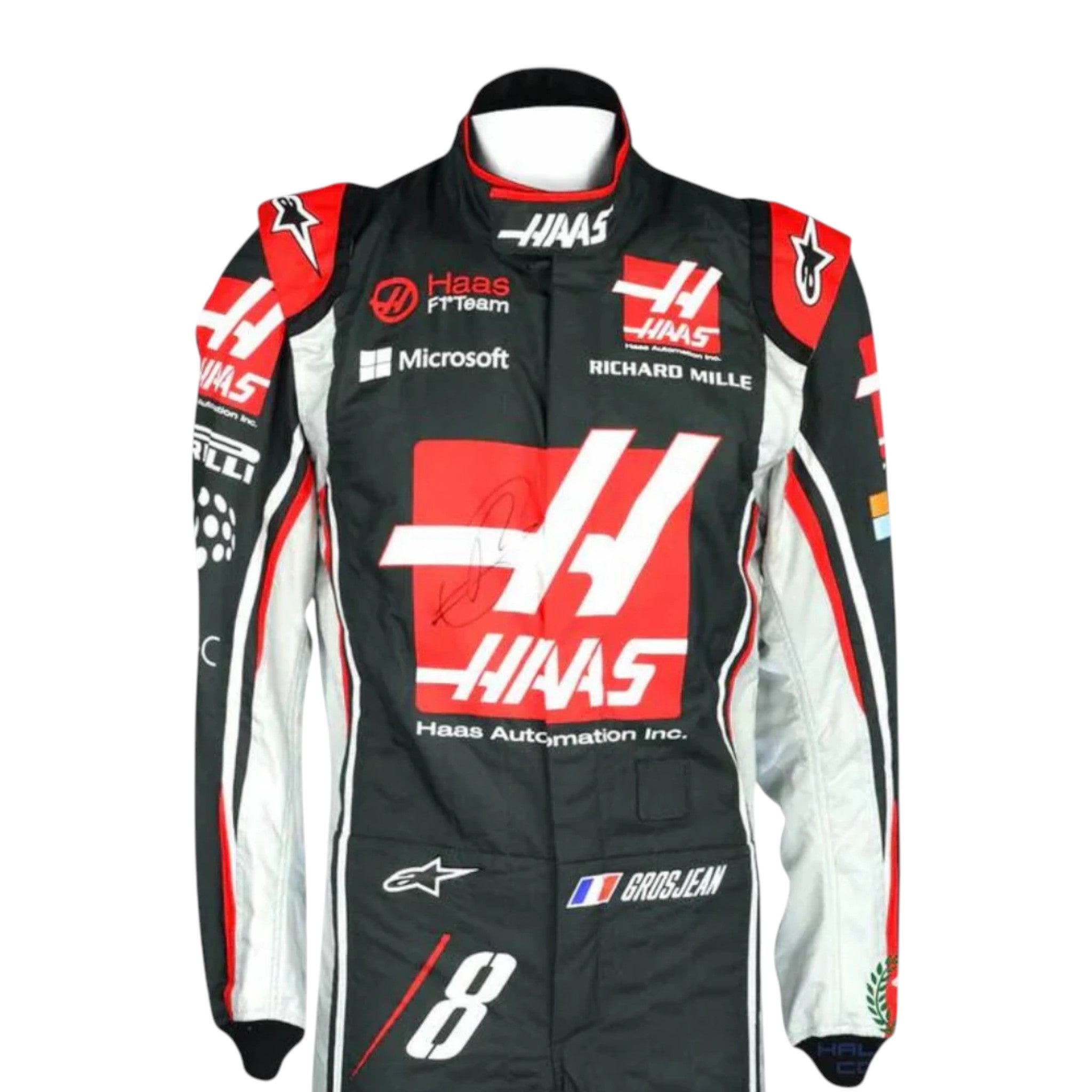 Romain Grosjean 2017 Haas F1 Race Suit - view 2 | NOVAPULSE RACEWEAR