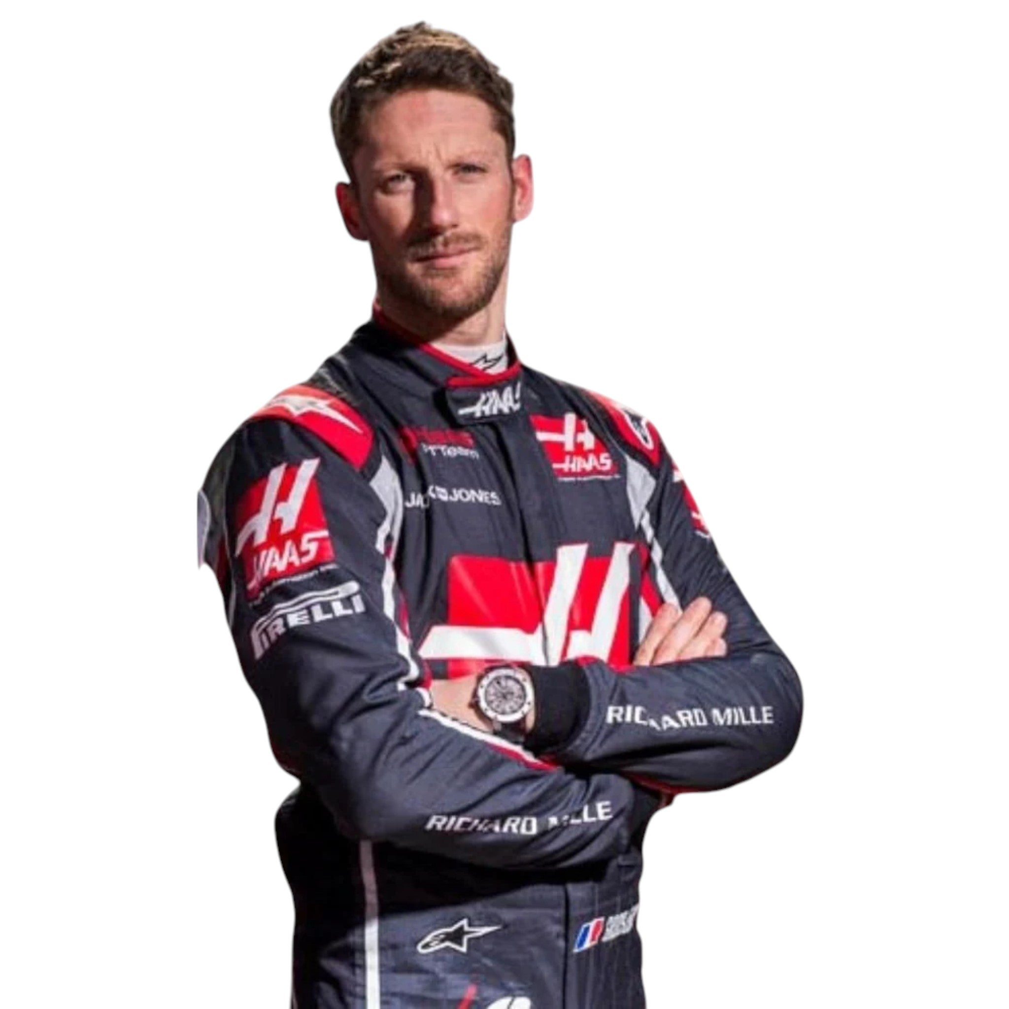Romain Grosjean 2018 Haas F1 Race Suit | NOVAPULSE RACEWEAR