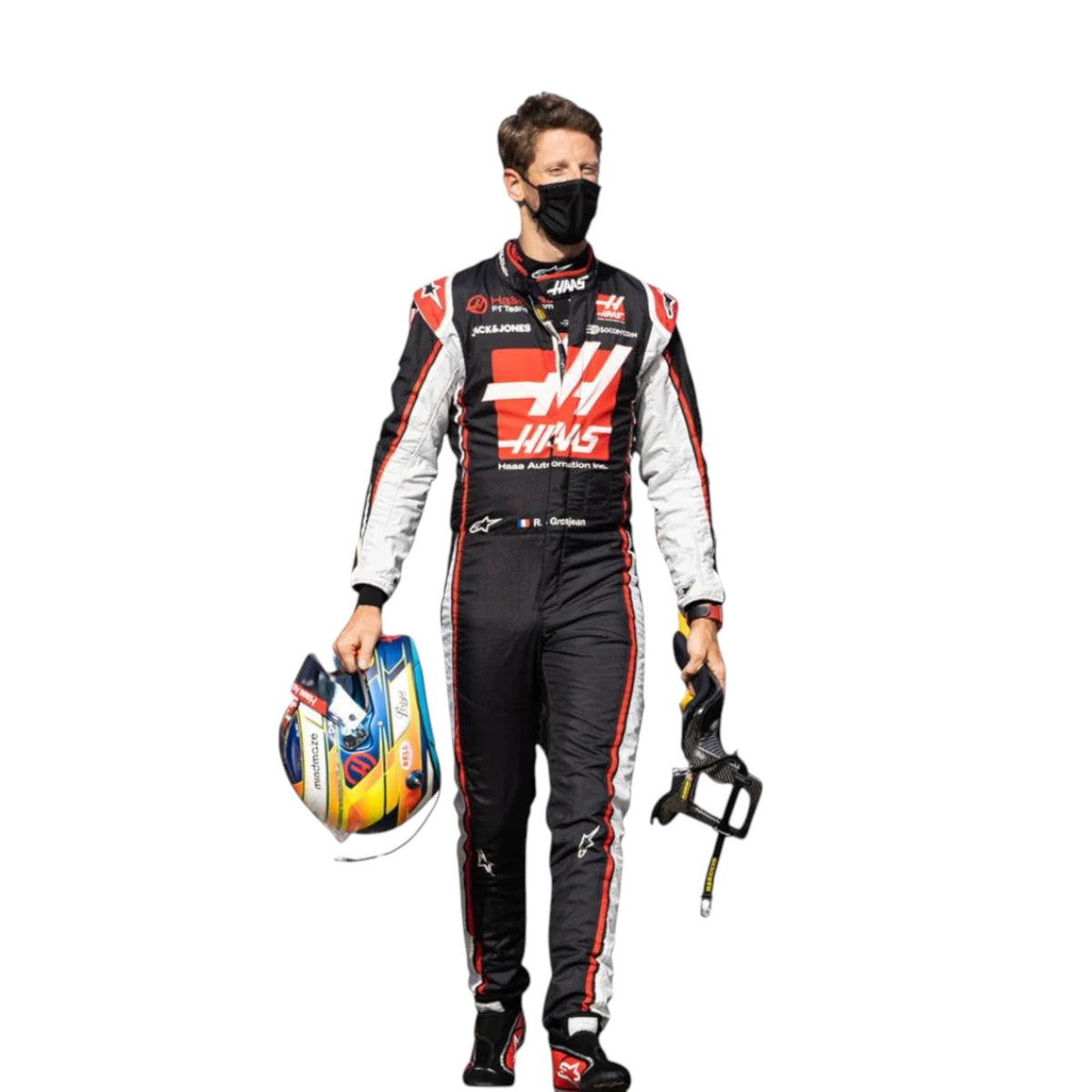 Romain Grosjean 2020 Haas F1 Race Suit - view 4 | NOVAPULSE RACEWEAR
