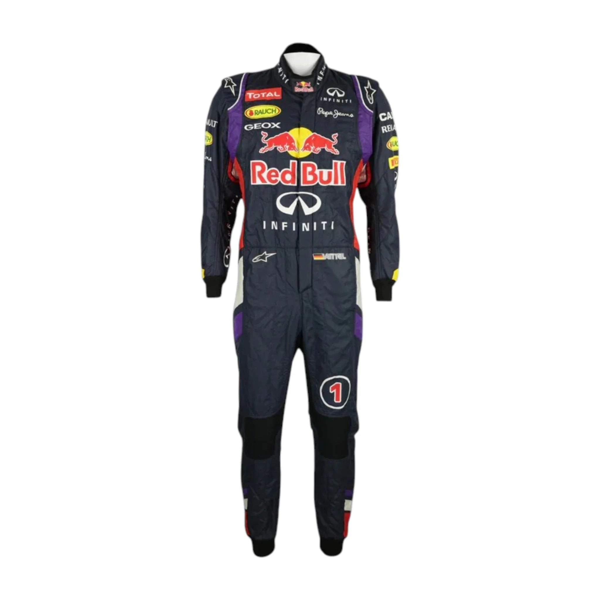 Sebastian Vettel 2014 Red Bull F1 Racing Suit - view 2 | NOVAPULSE RACEWEAR