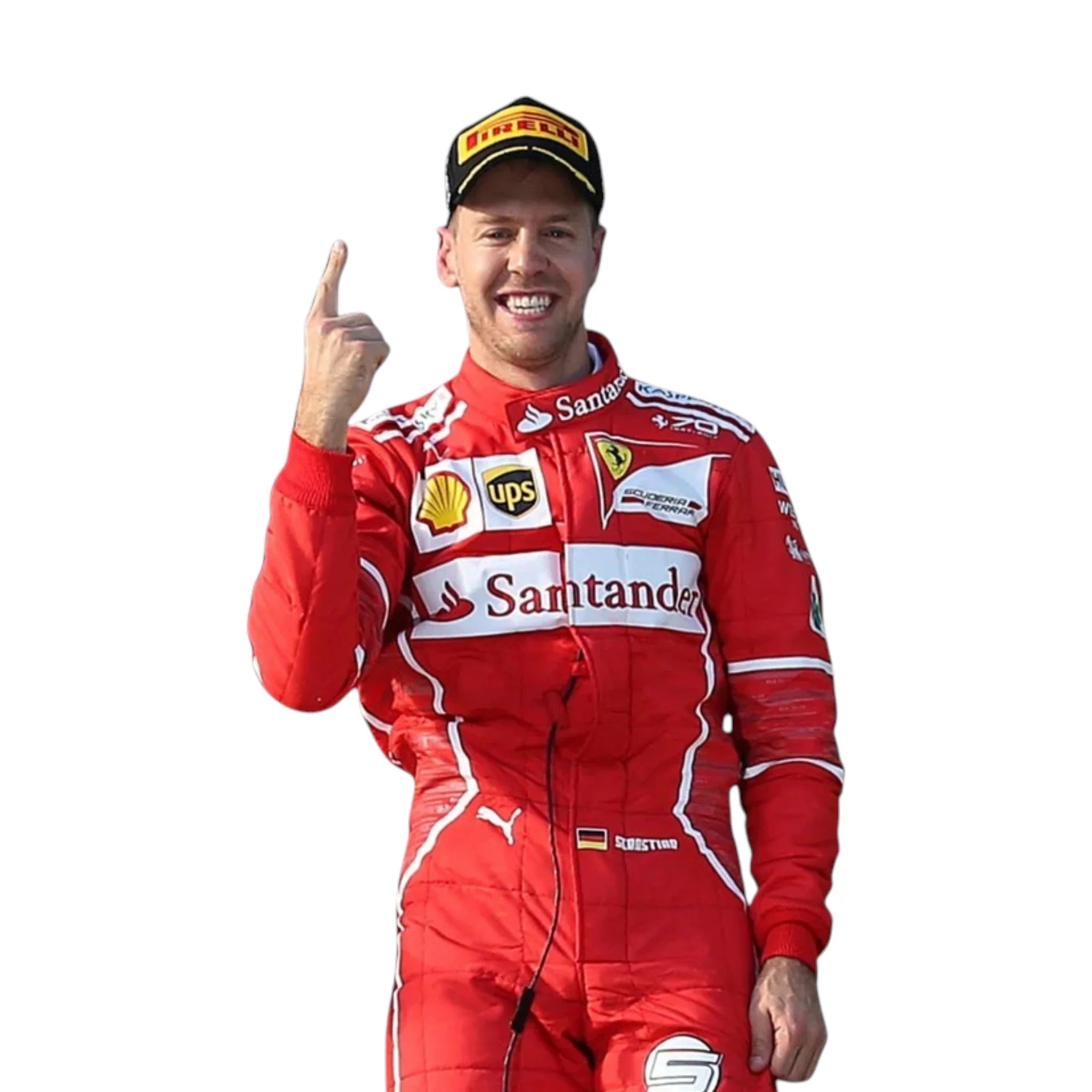 Sebastian Vettel 2017 Ferrari F1 Racing Suit - view 3 | NOVAPULSE RACEWEAR