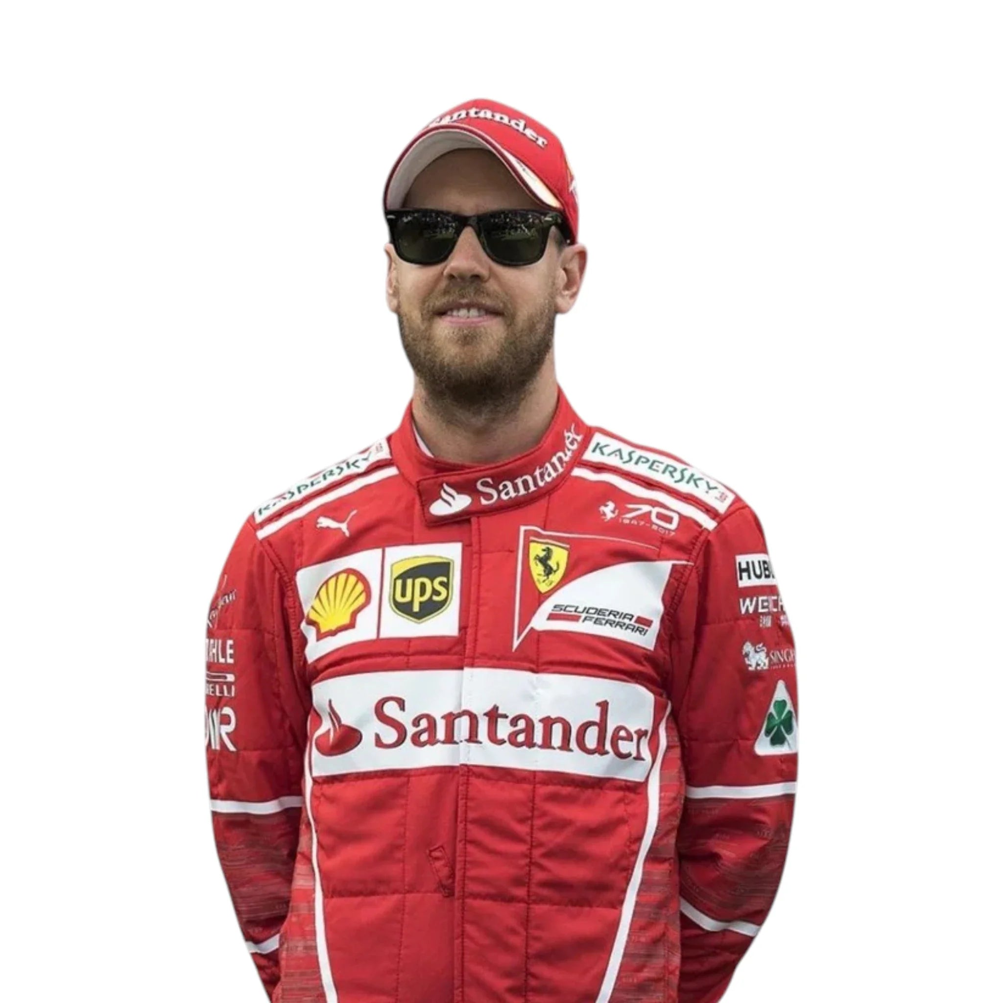 Sebastian Vettel 2017 Ferrari F1 Racing Suit - view 4 | NOVAPULSE RACEWEAR