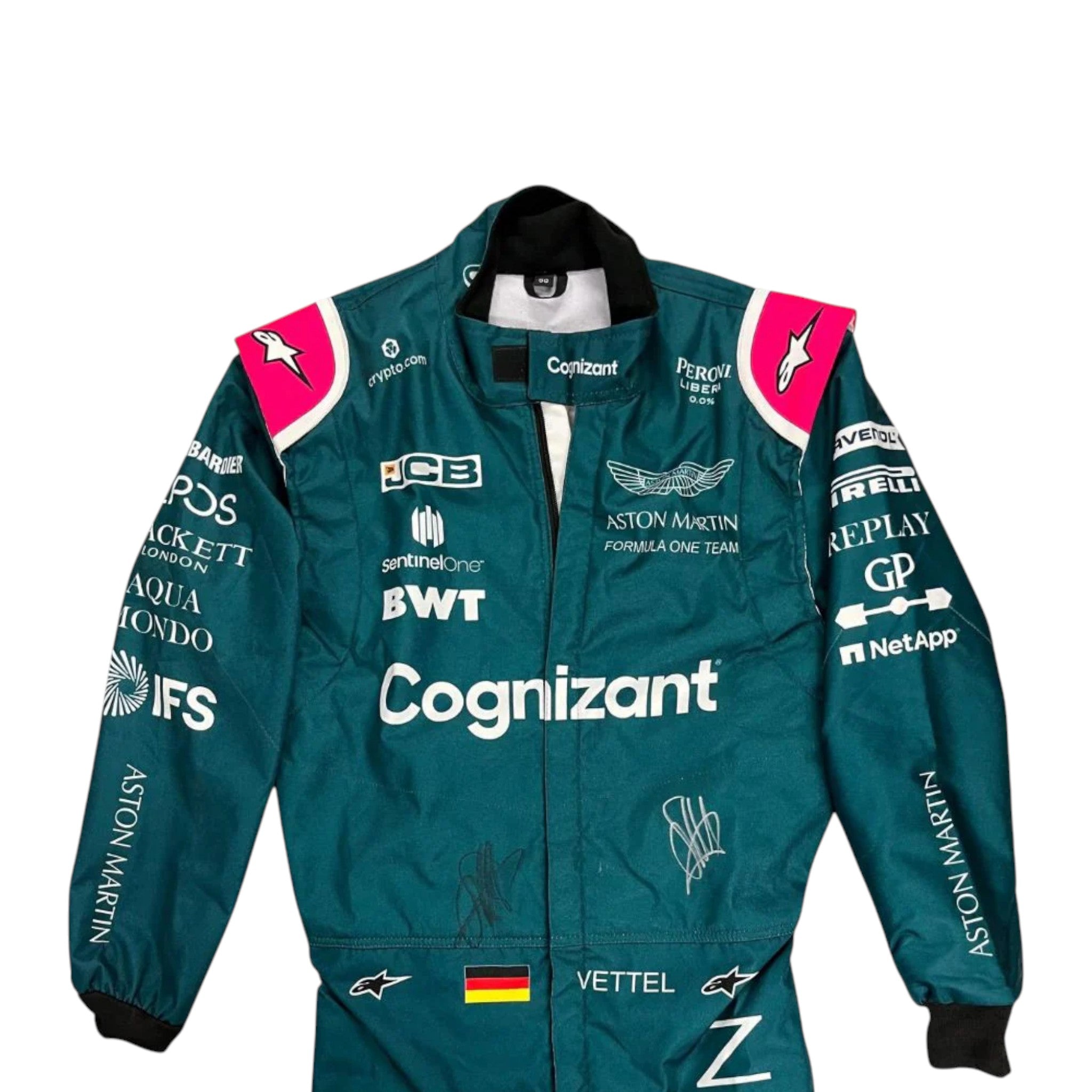 Sebastian Vettel 2021 Aston Martin F1 Race Suit - view 3 | NOVAPULSE RACEWEAR